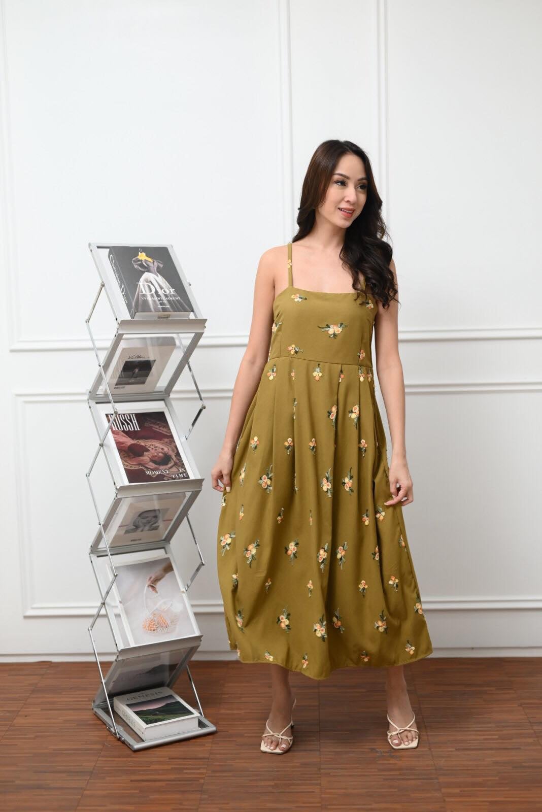 Serenity Maxi Dress (Embroidery)