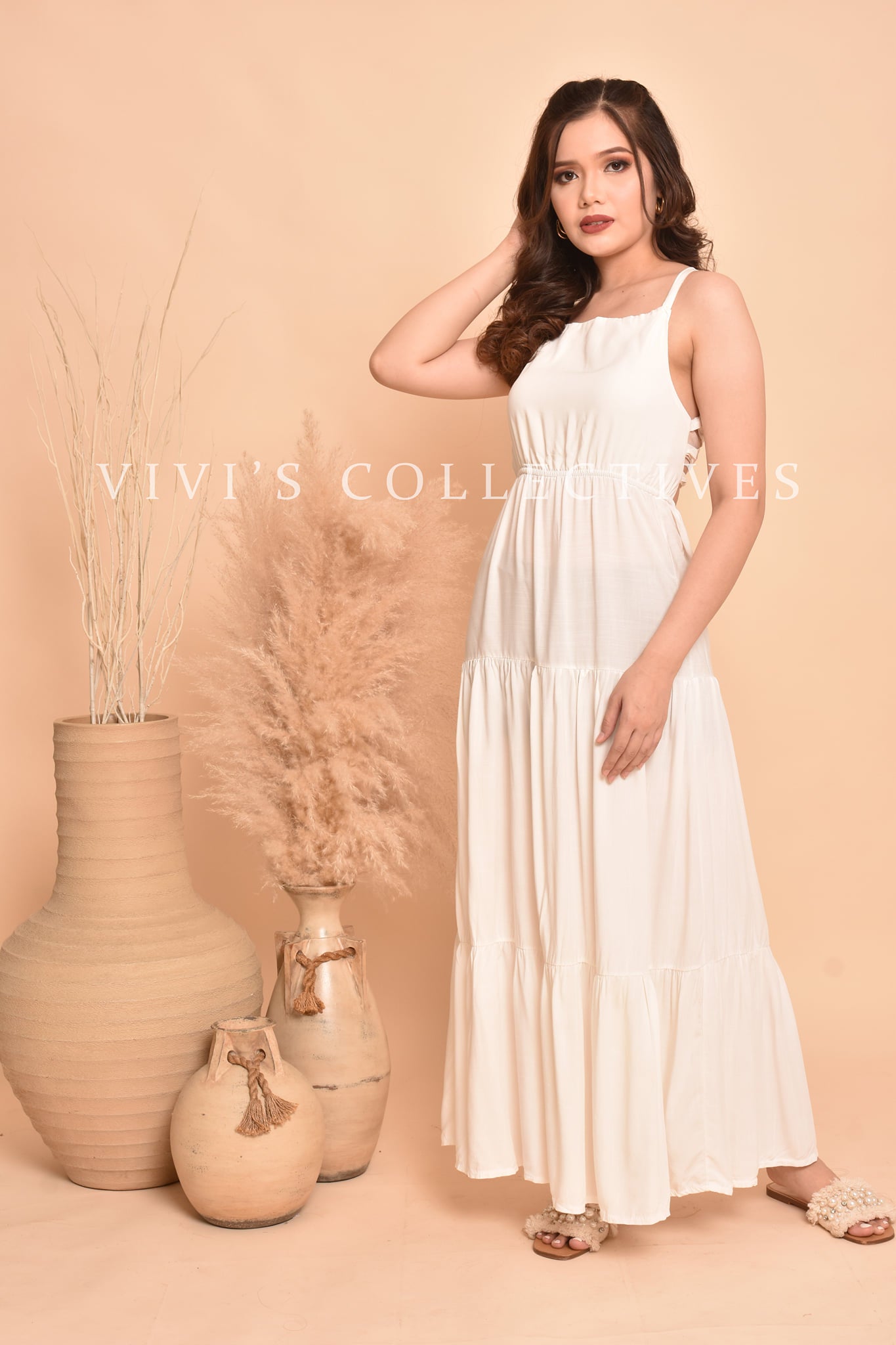 Serafina Plain Maxi Dress