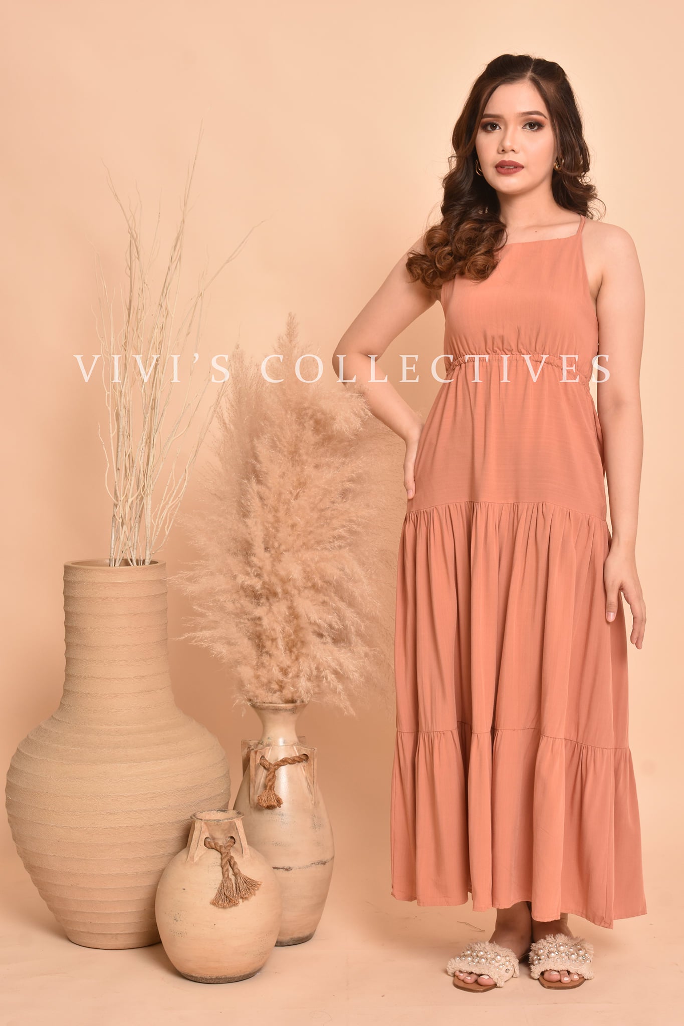 Serafina Plain Maxi Dress