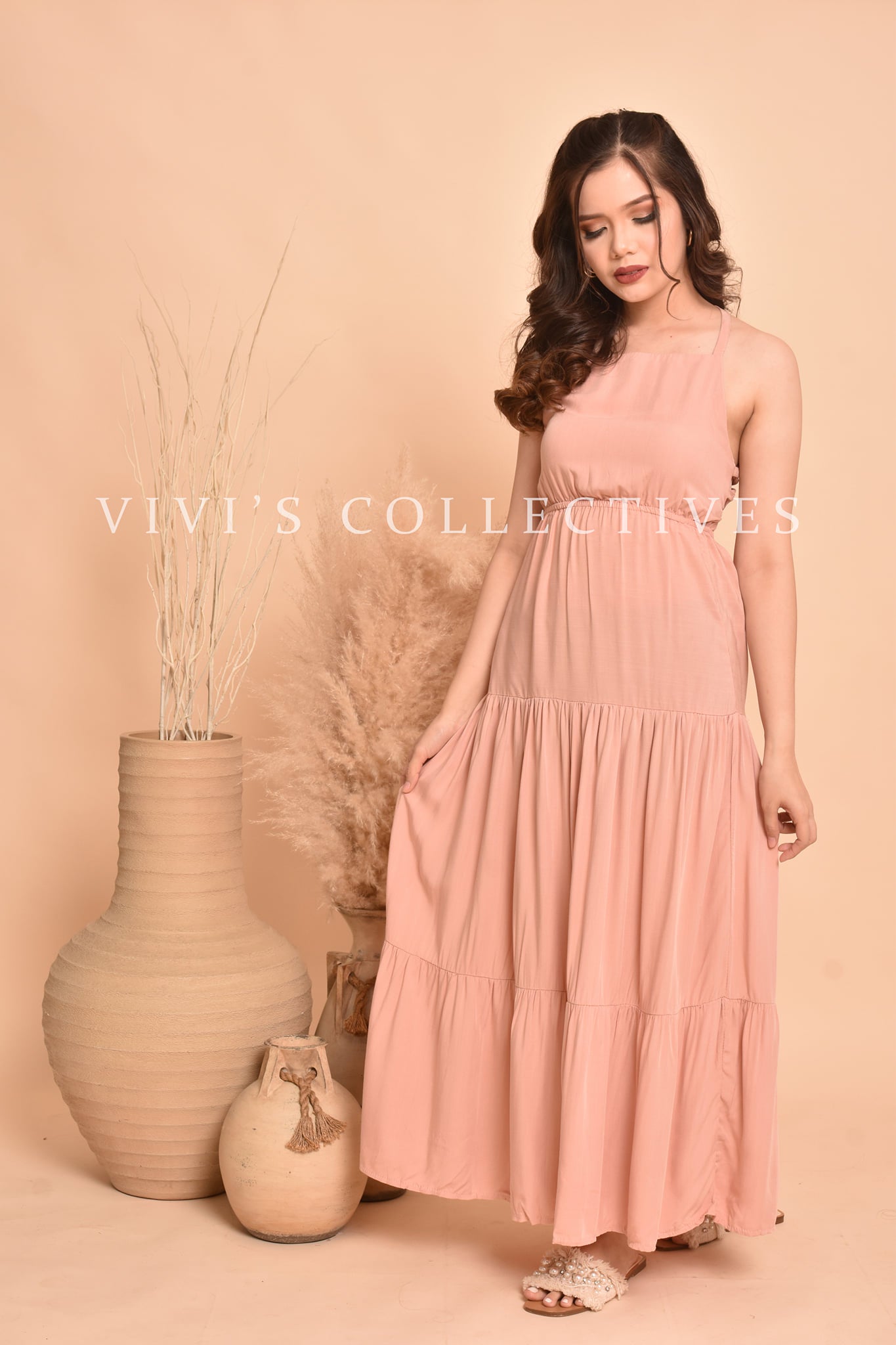 Serafina Plain Maxi Dress