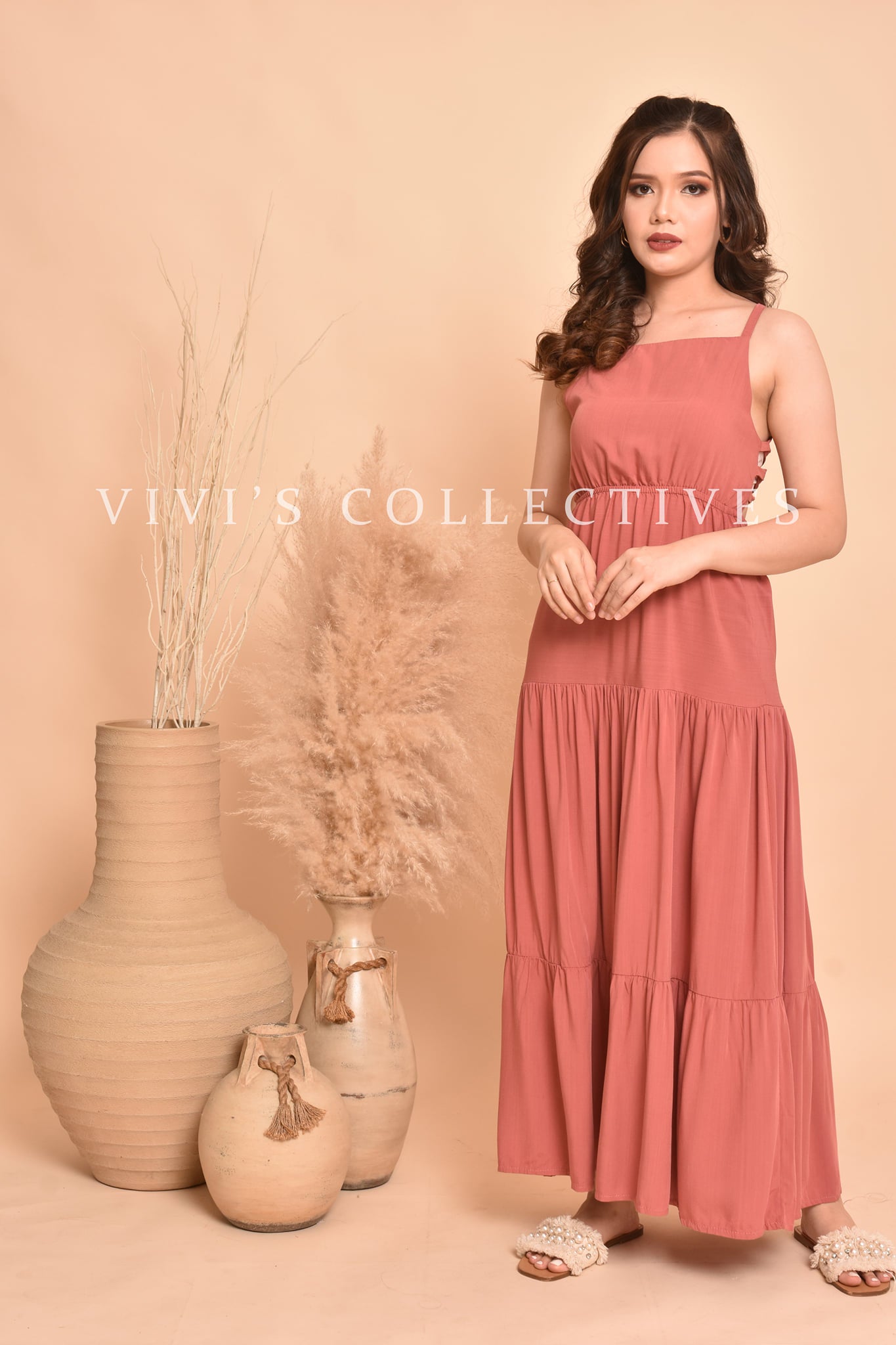Serafina Plain Maxi Dress