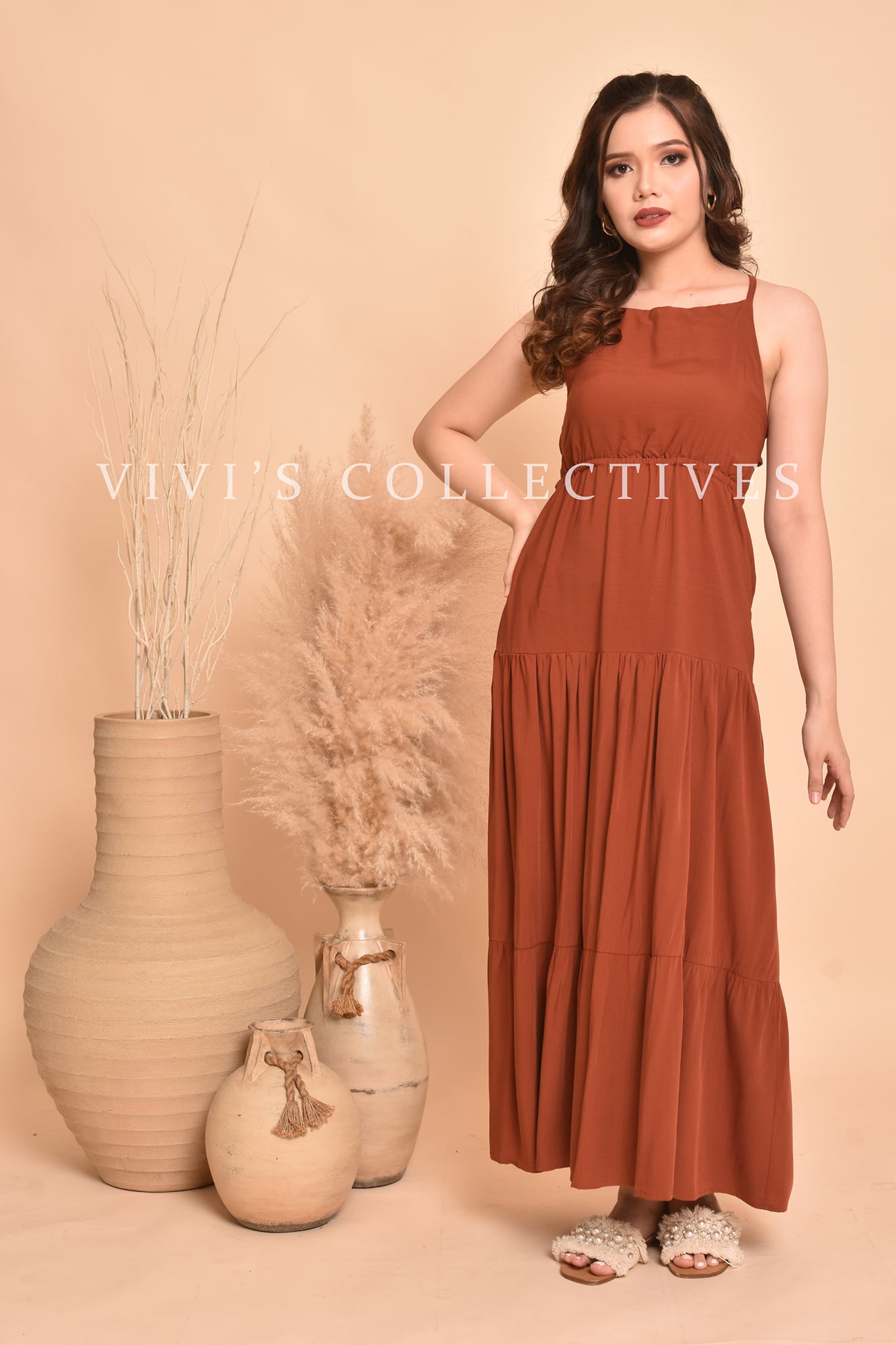 Serafina Plain Maxi Dress