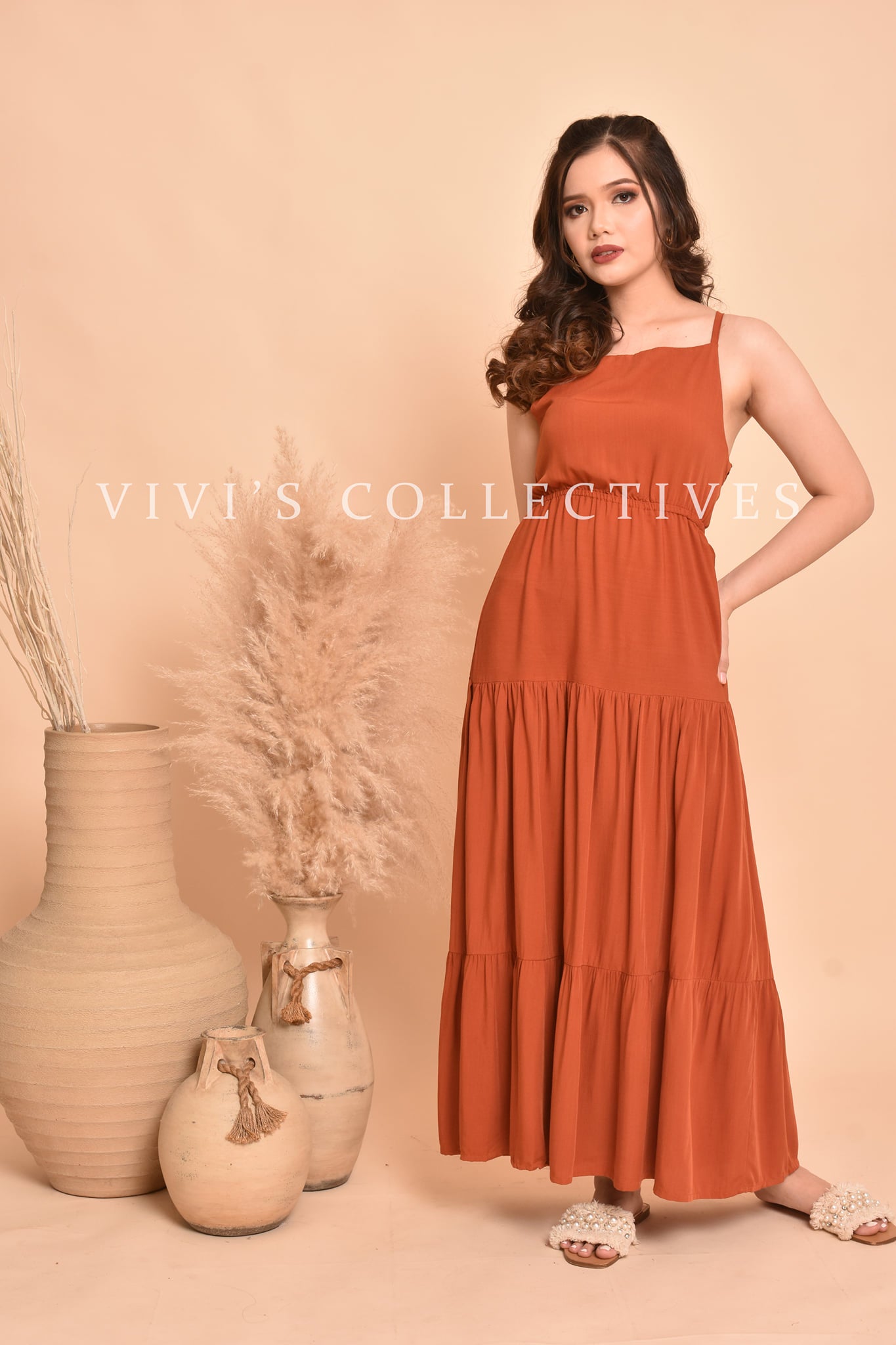 Serafina Plain Maxi Dress