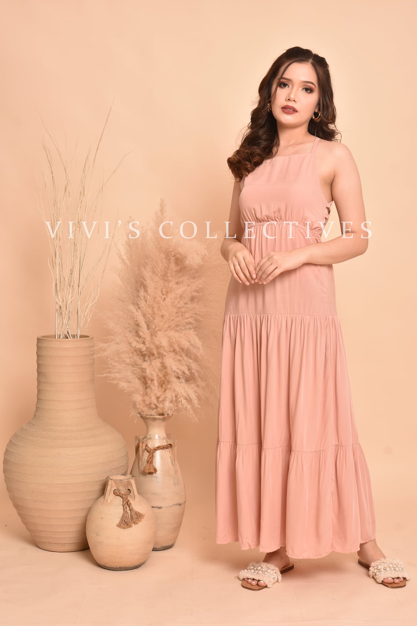Serafina Plain Maxi Dress