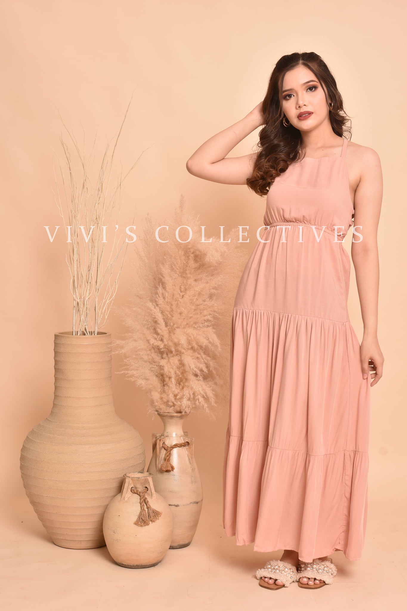 Serafina Plain Maxi Dress