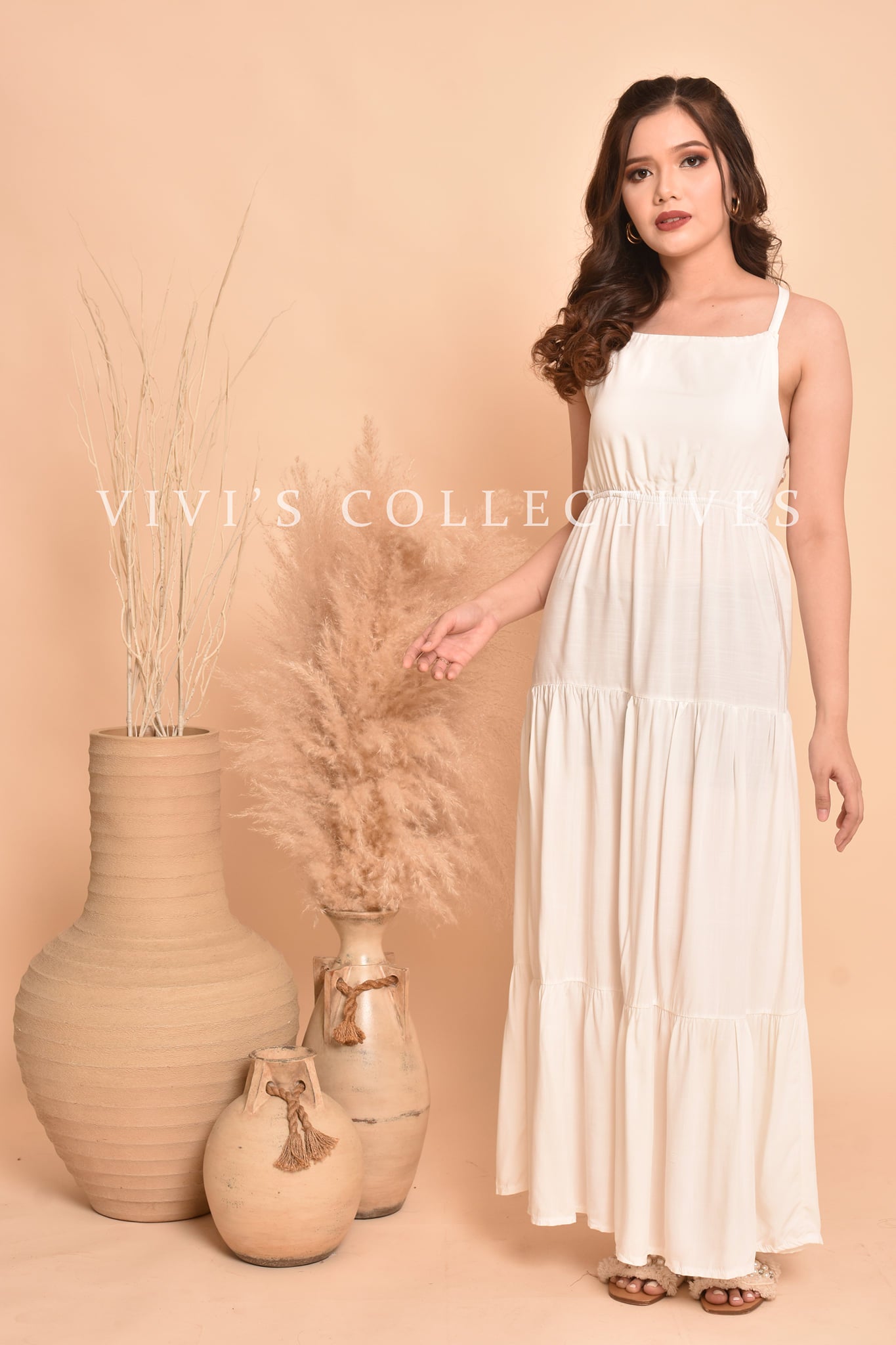 Serafina Plain Maxi Dress