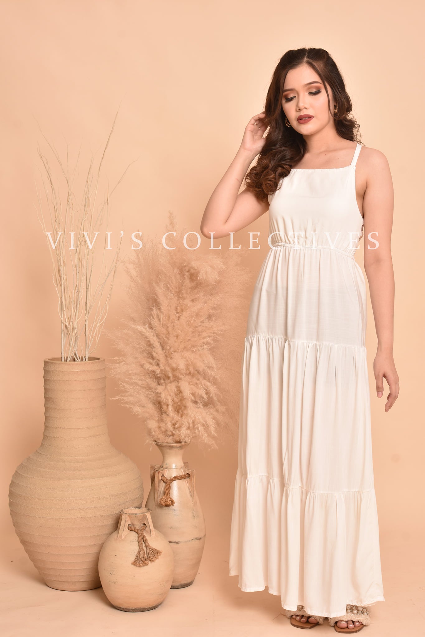 Serafina Plain Maxi Dress