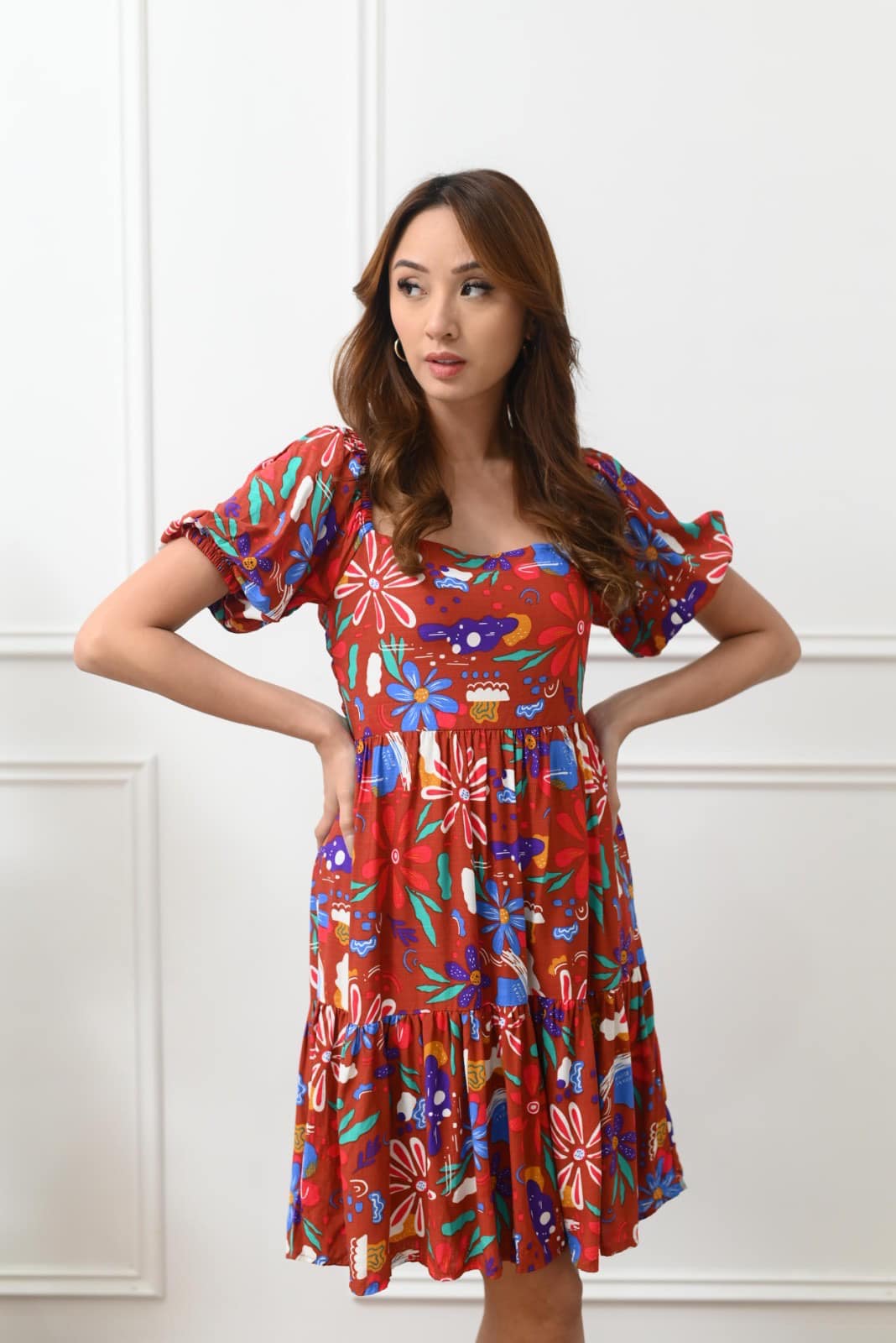 Scarlette Floral Midi Dress