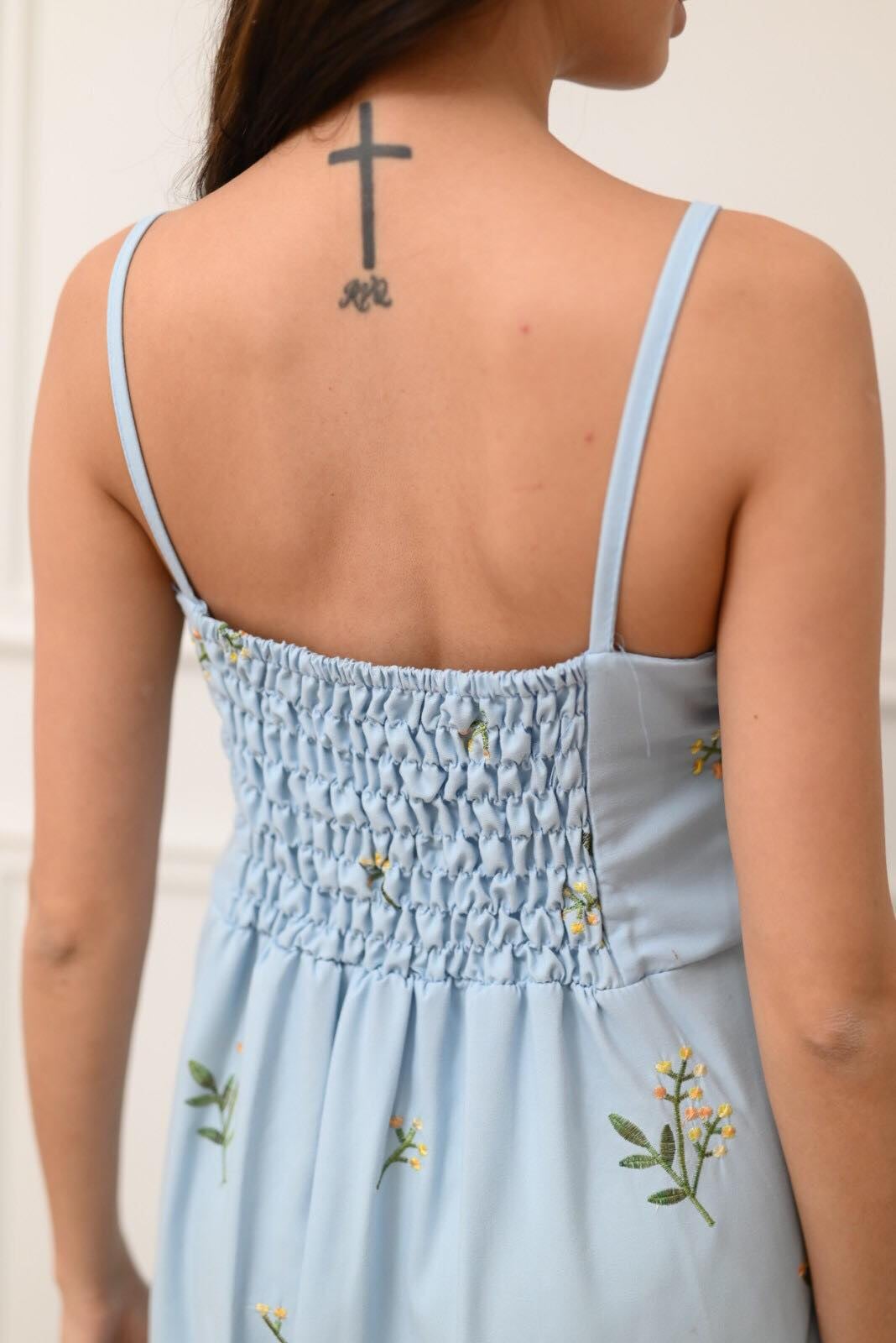 Serenity Maxi Dress (Embroidery)