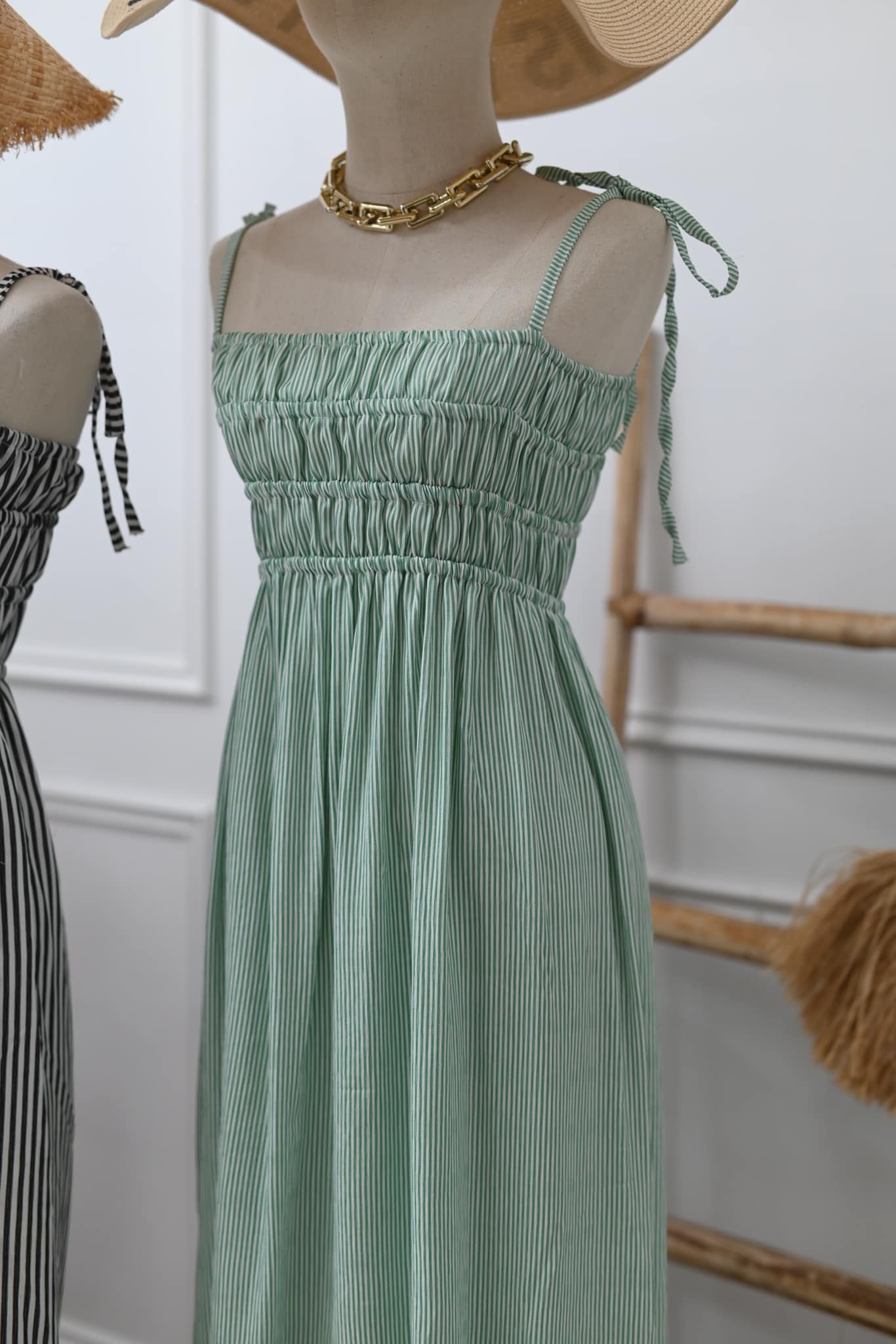 Pandora Maxi Dress (Stripes)