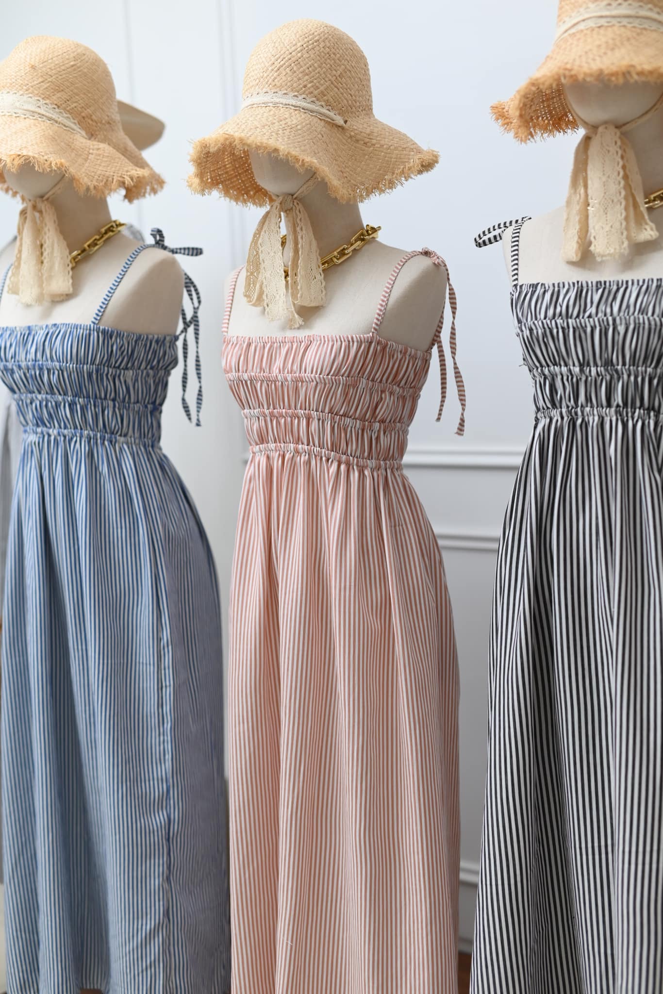 Pandora Maxi Dress (Stripes)