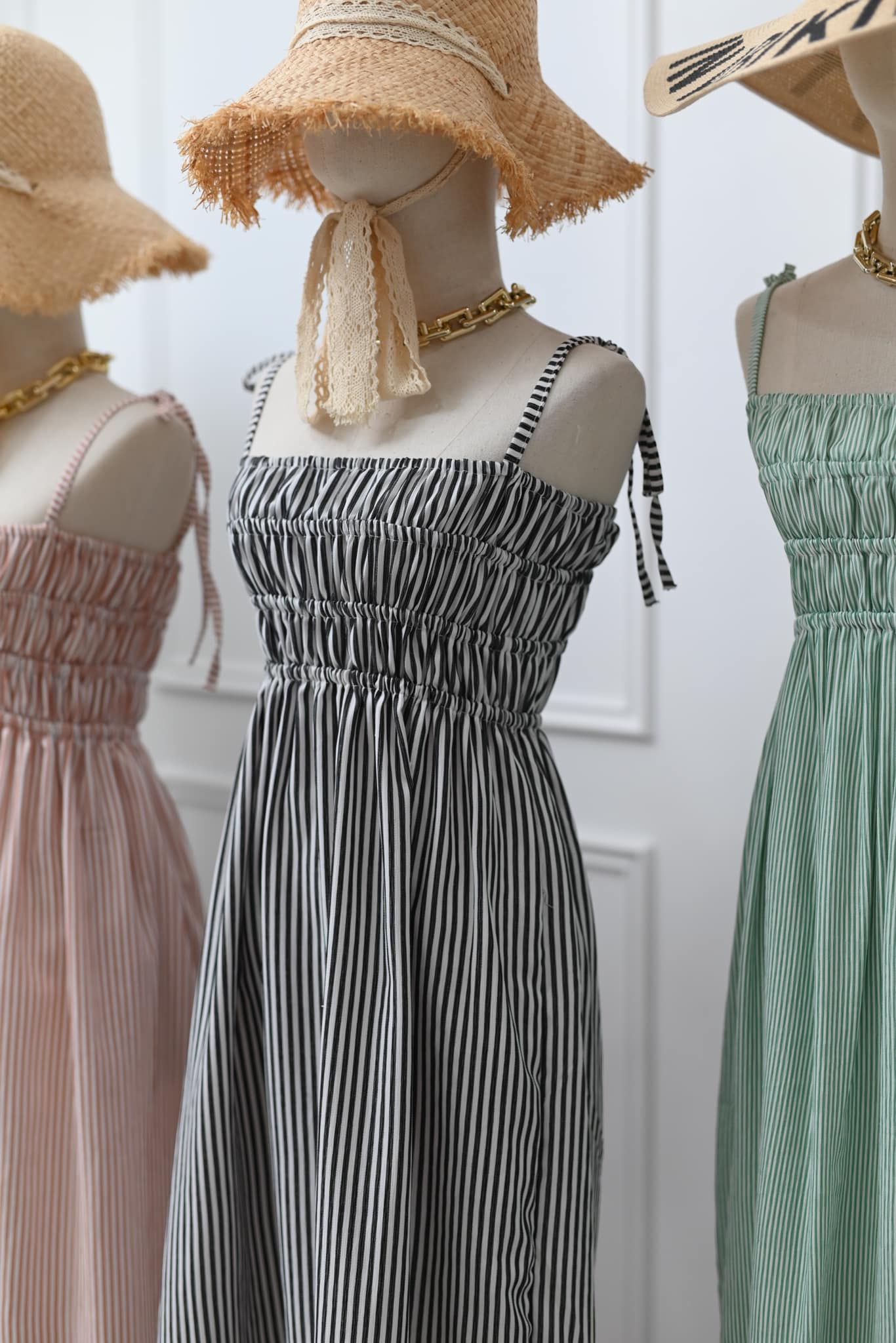 Pandora Maxi Dress (Stripes)