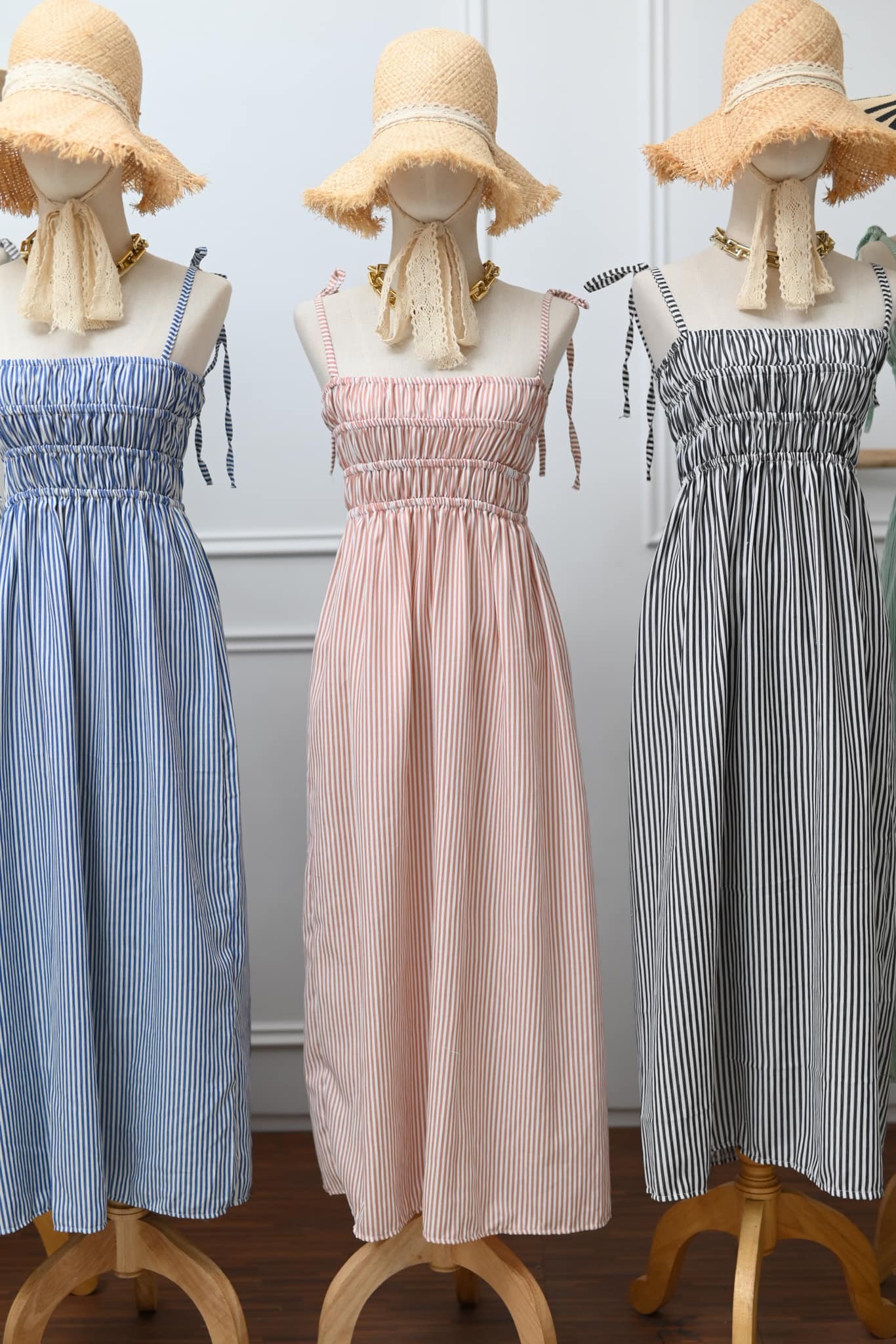 Pandora Maxi Dress (Stripes)