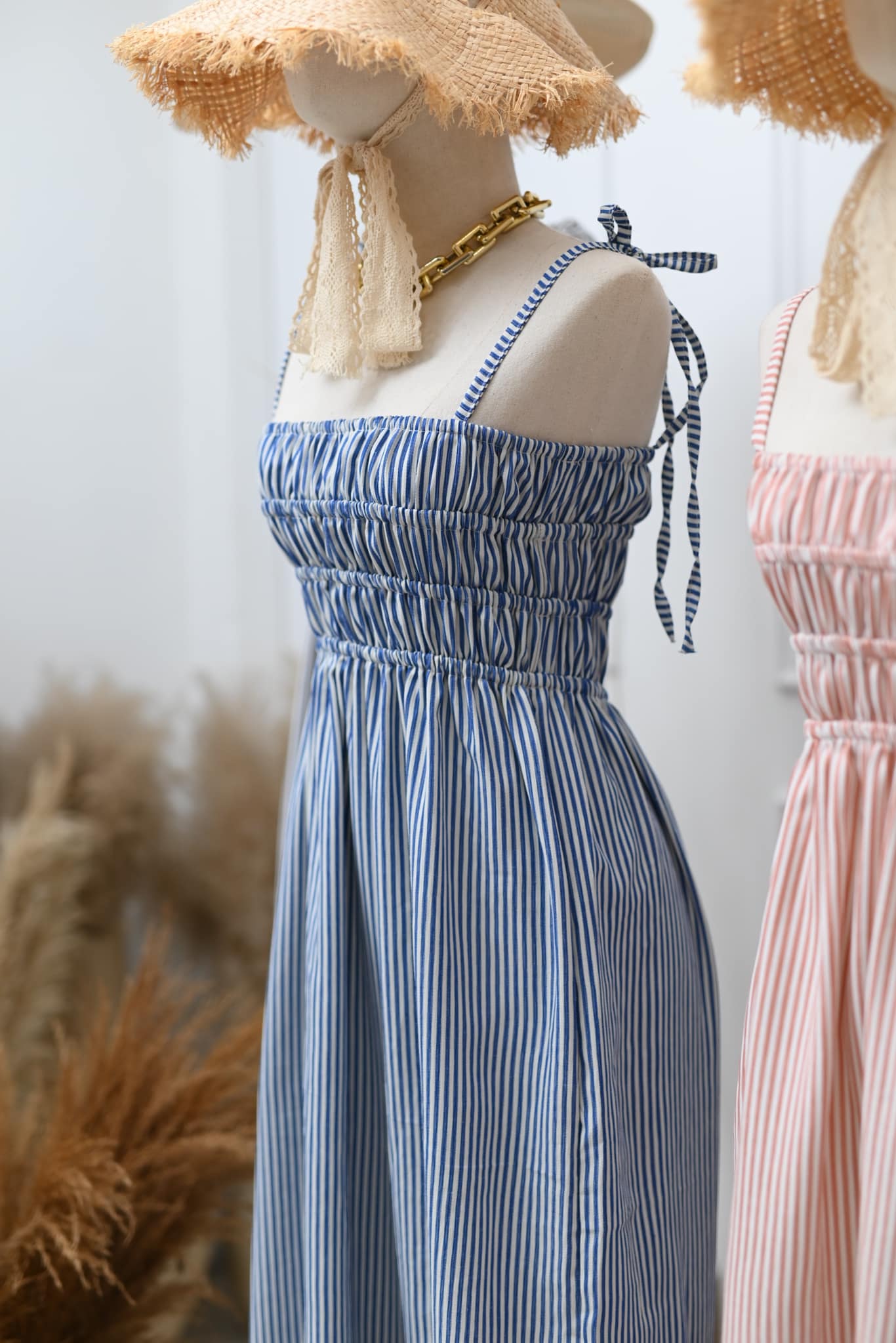 Pandora Maxi Dress (Stripes)