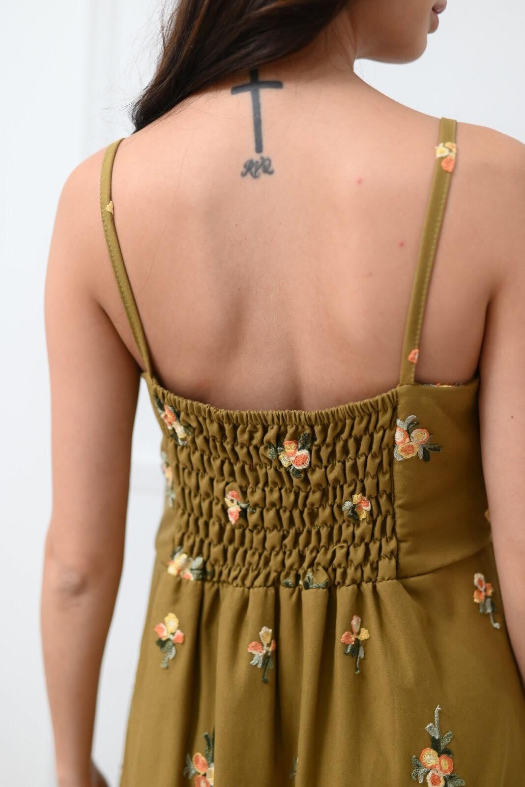 Serenity Maxi Dress (Embroidery)