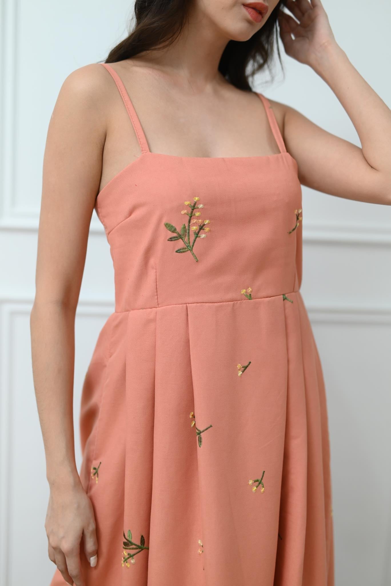 Serenity Maxi Dress (Embroidery)