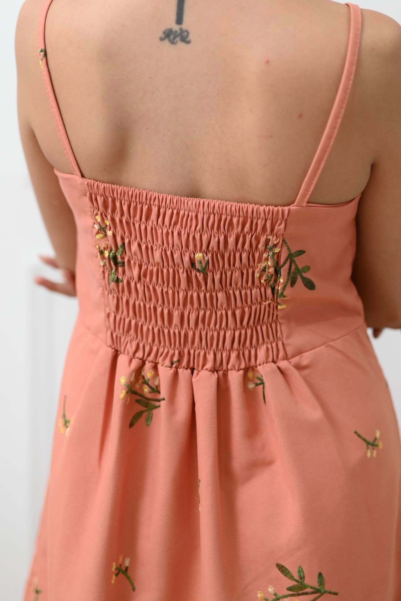 Serenity Maxi Dress (Embroidery)