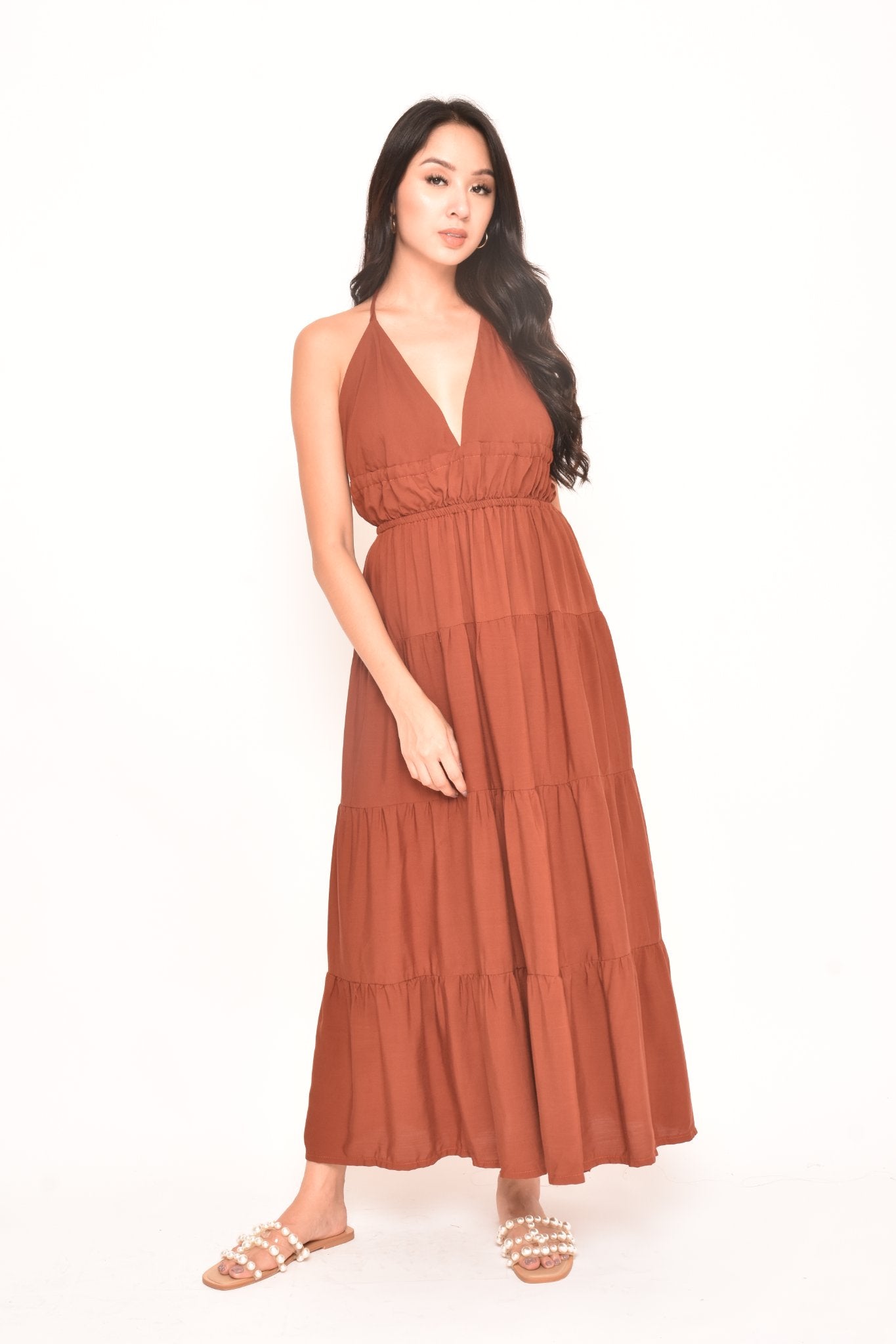Savannah Plain Maxi Dress