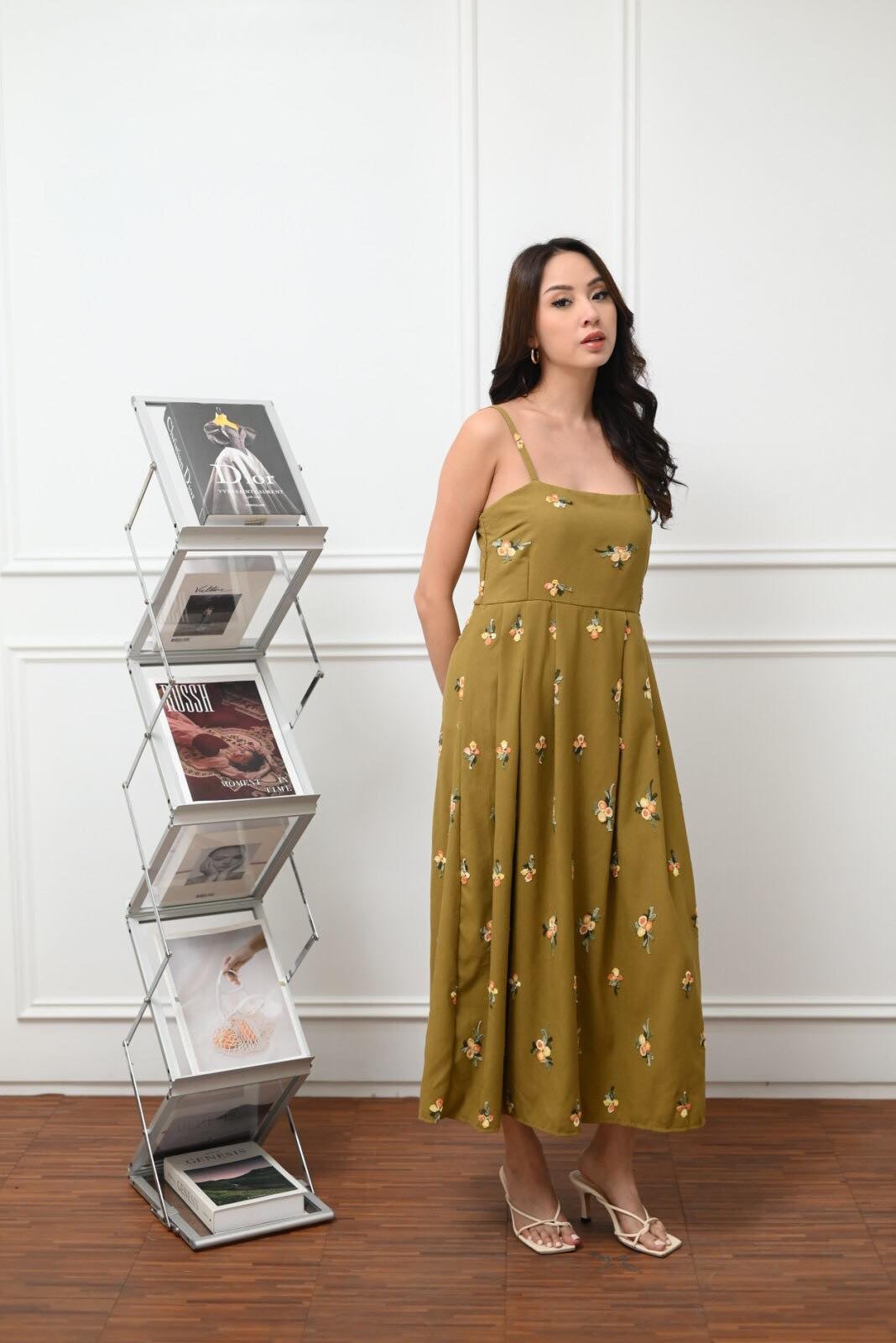 Serenity Maxi Dress (Embroidery)