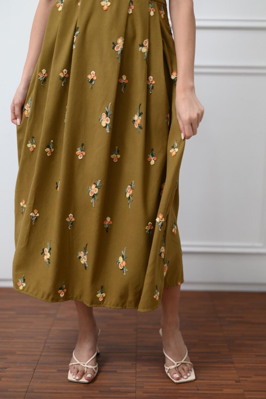 Serenity Maxi Dress (Embroidery)
