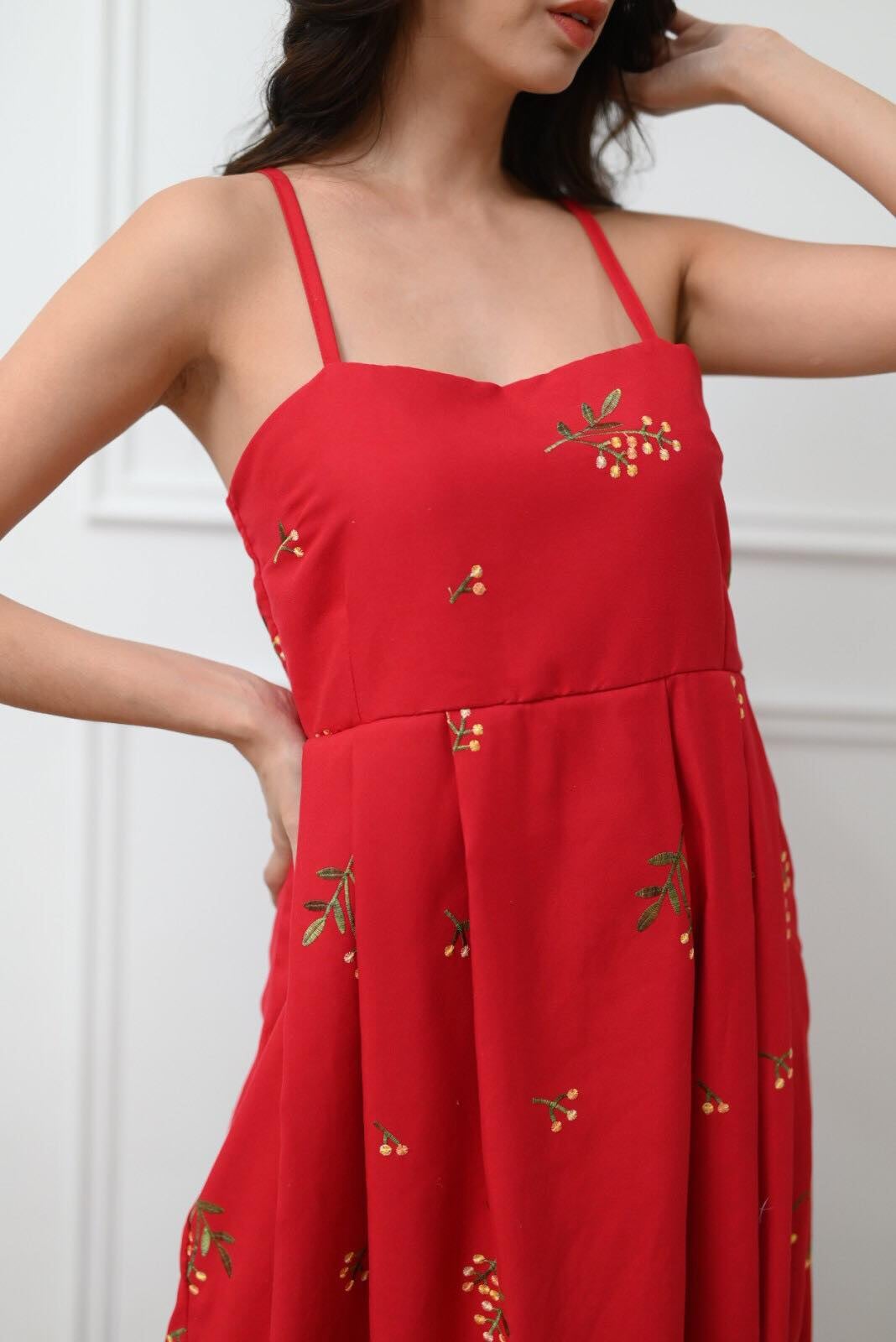 Serenity Maxi Dress (Embroidery)