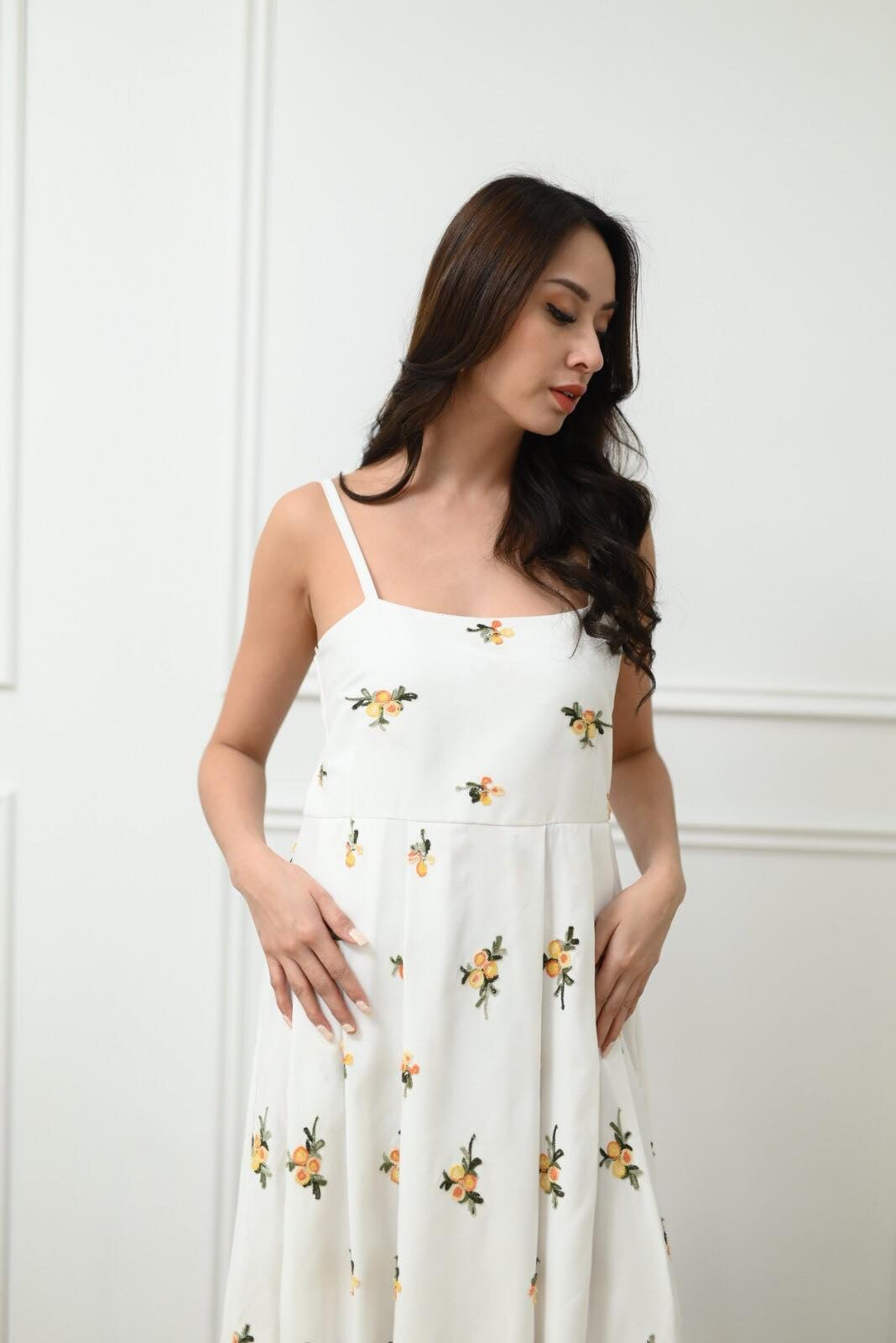 Serenity Maxi Dress (Embroidery)