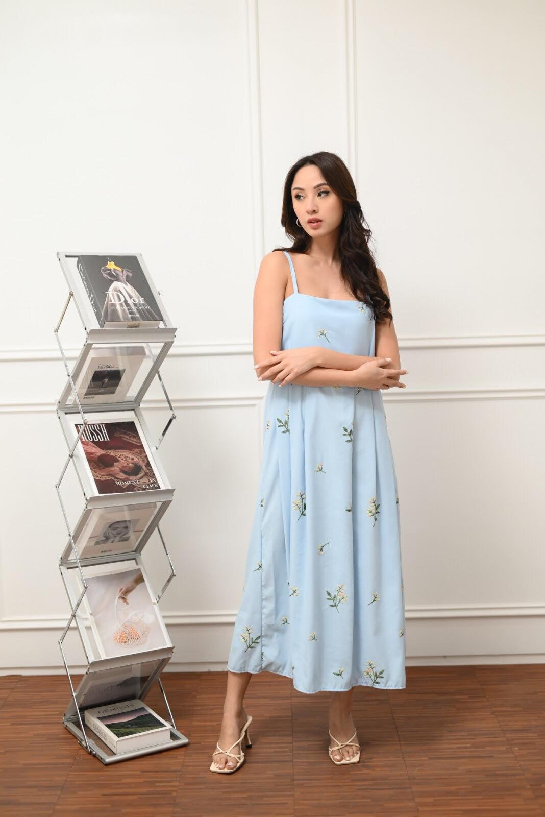 Serenity Maxi Dress (Embroidery)