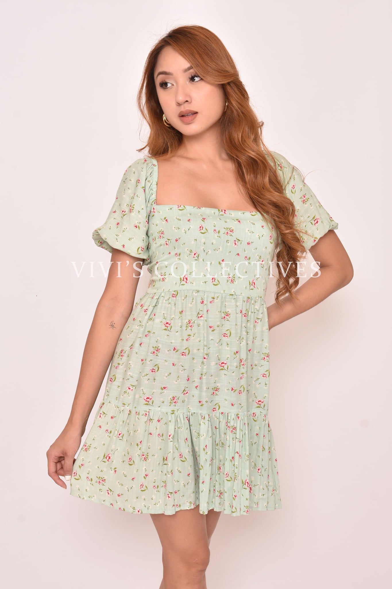 Scarlette Midi Dress (A2 floral)