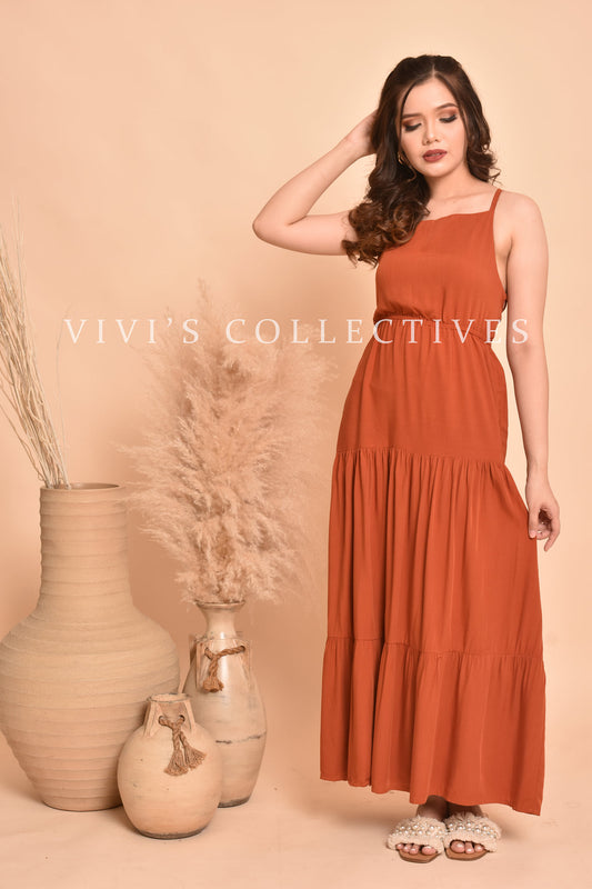 Serafina Plain Maxi Dress