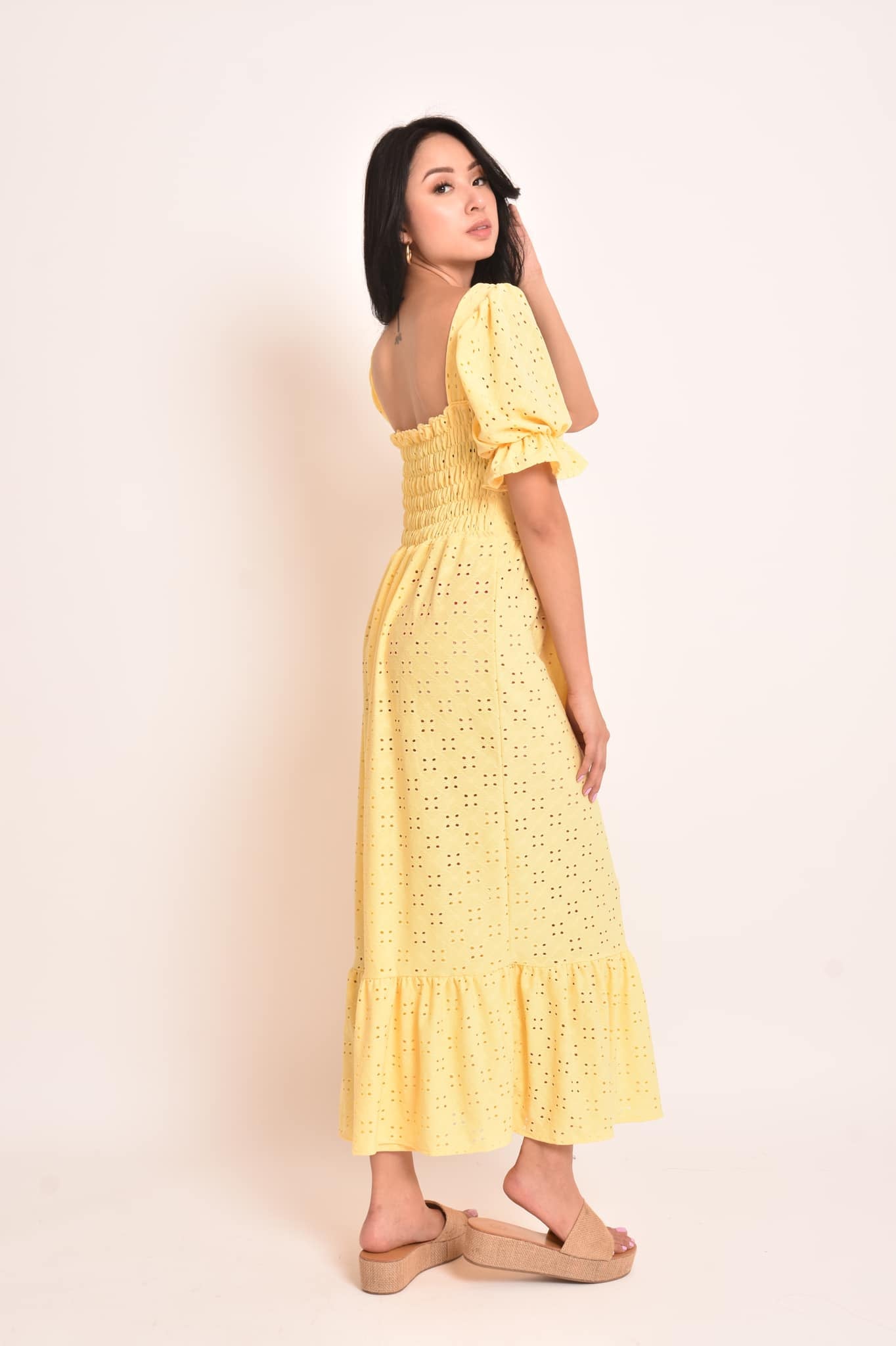 Sabrina Eyelet Maxi Dress