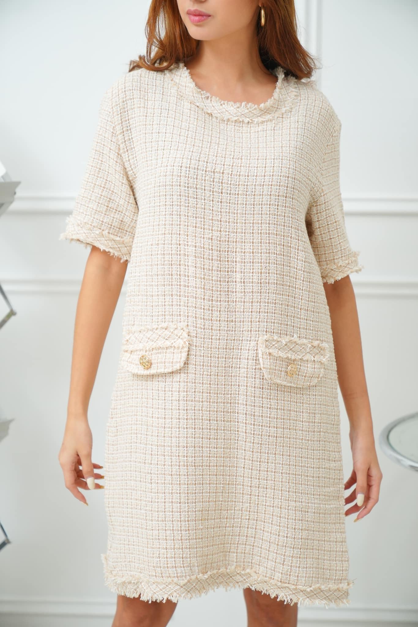 Beatrice Tweed Dress