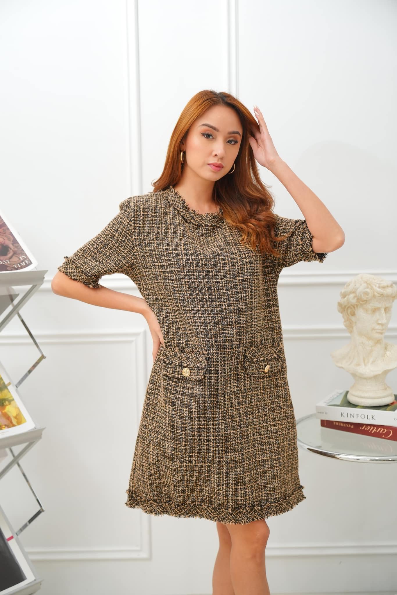 Beatrice Tweed Dress