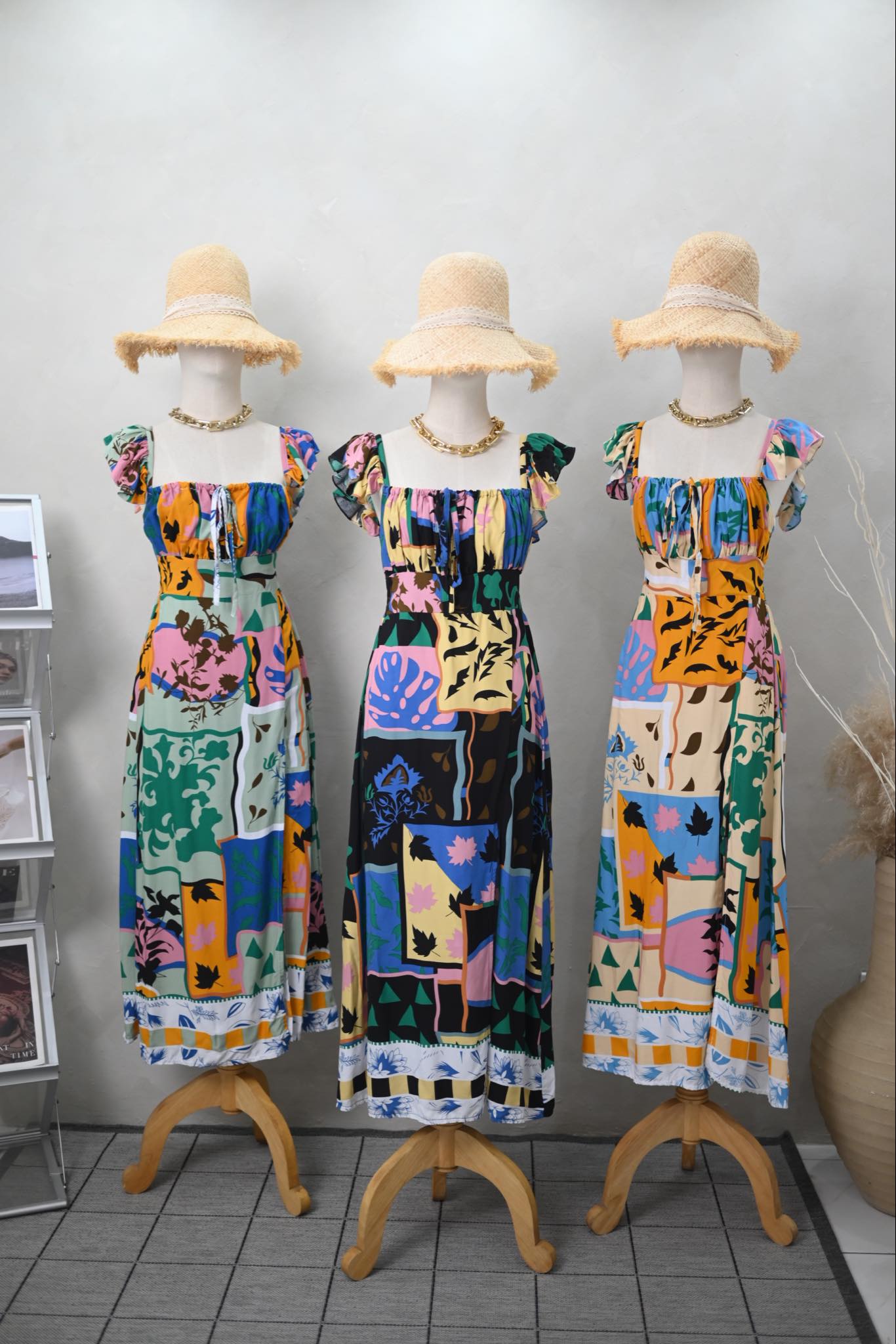 Azalea Printed Maxi Dress