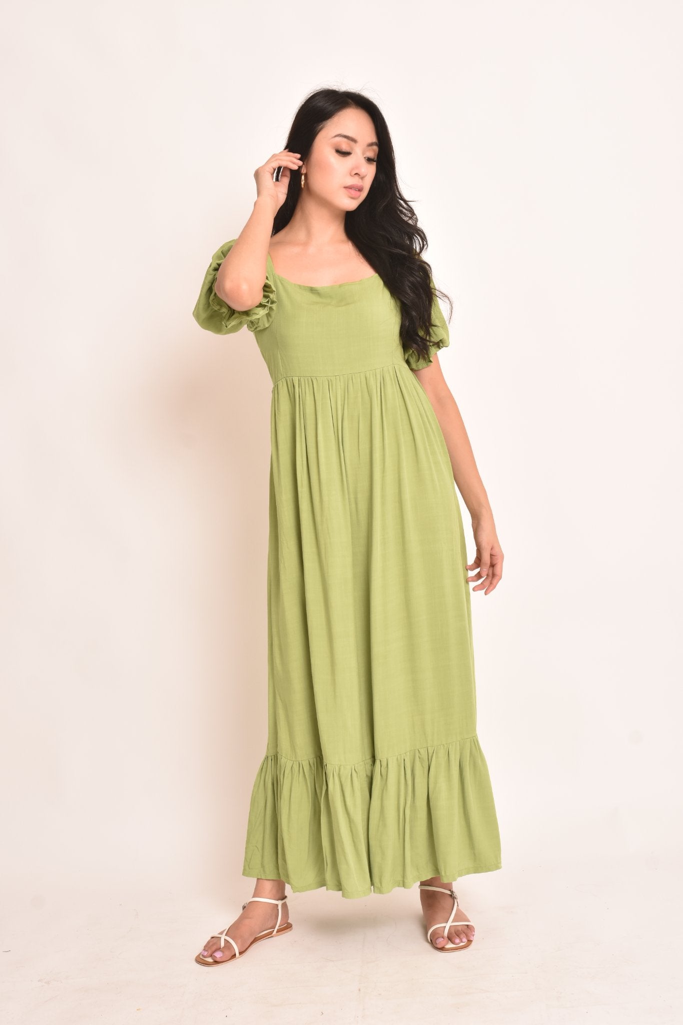 Sabrina Plain Maxi Dress