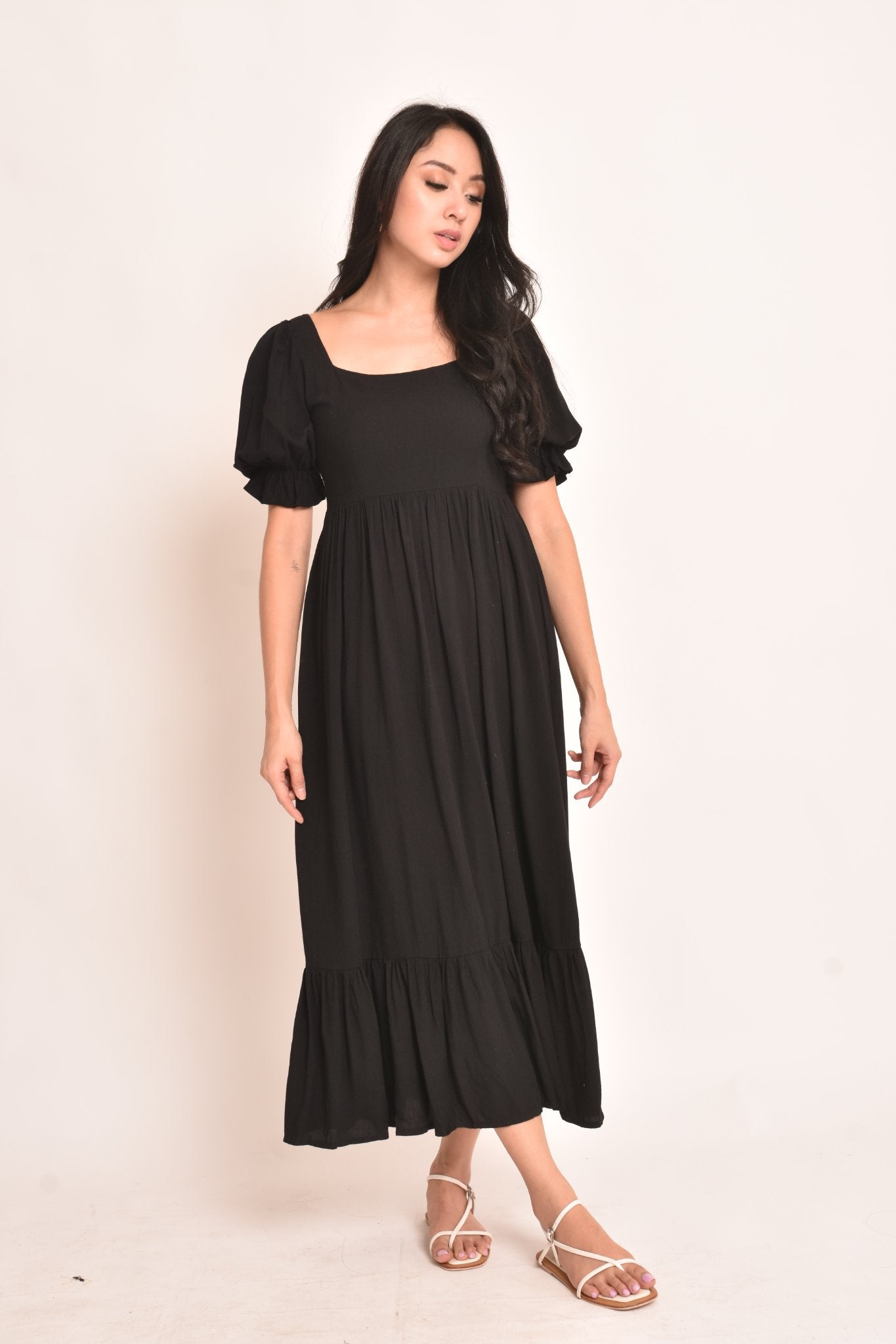 Sabrina Plain Maxi Dress