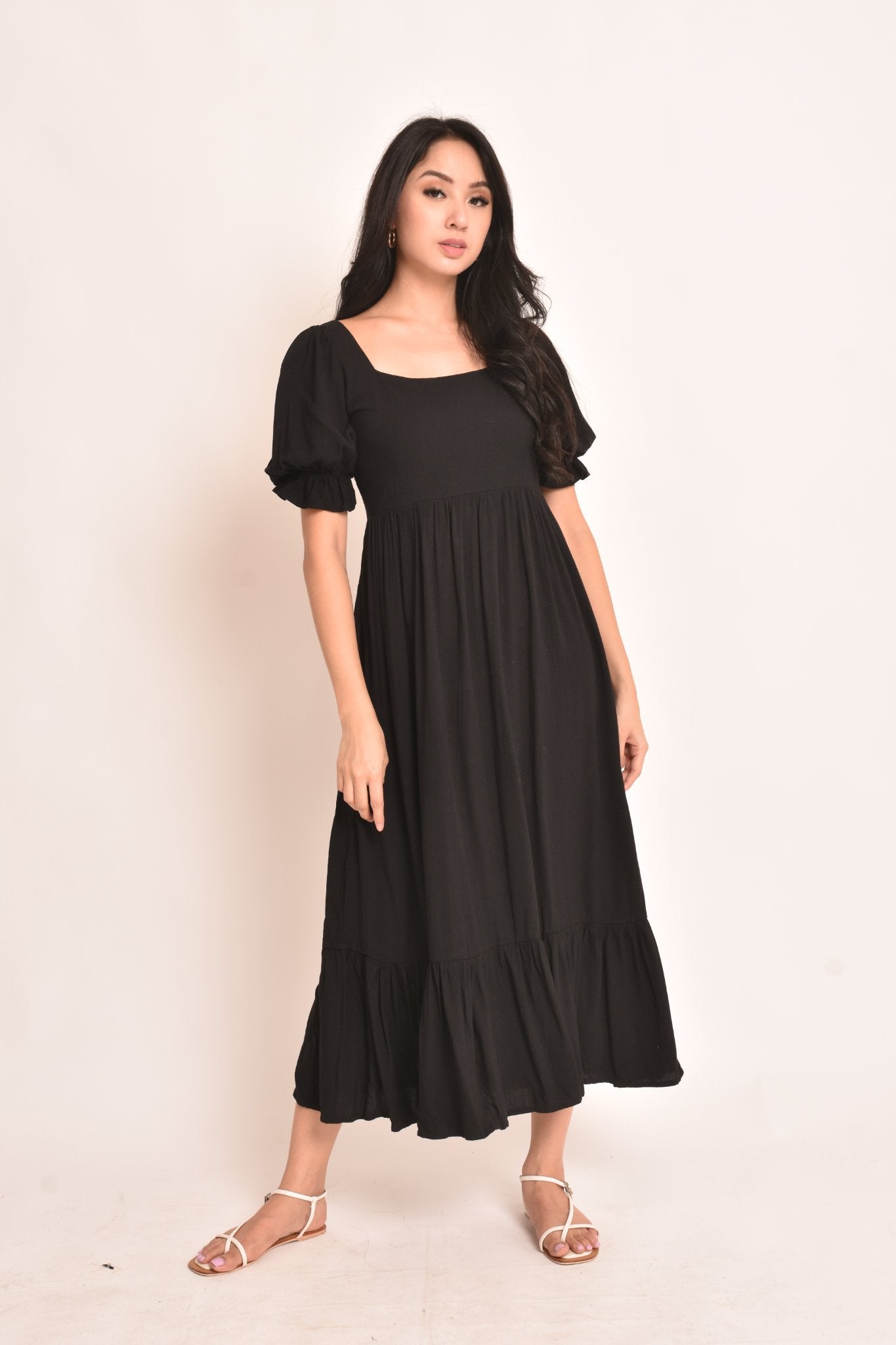 Sabrina Plain Maxi Dress