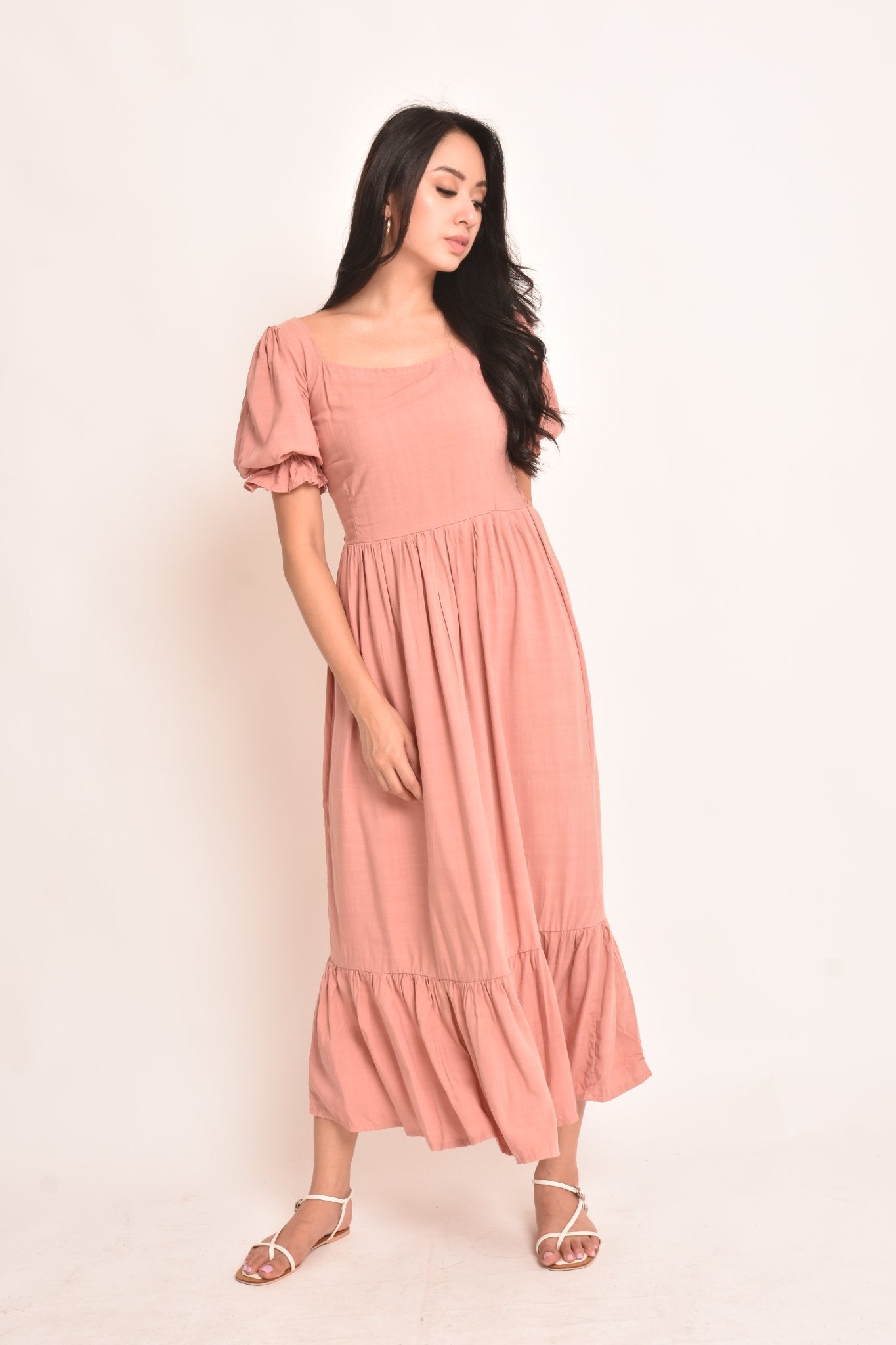 Sabrina Plain Maxi Dress