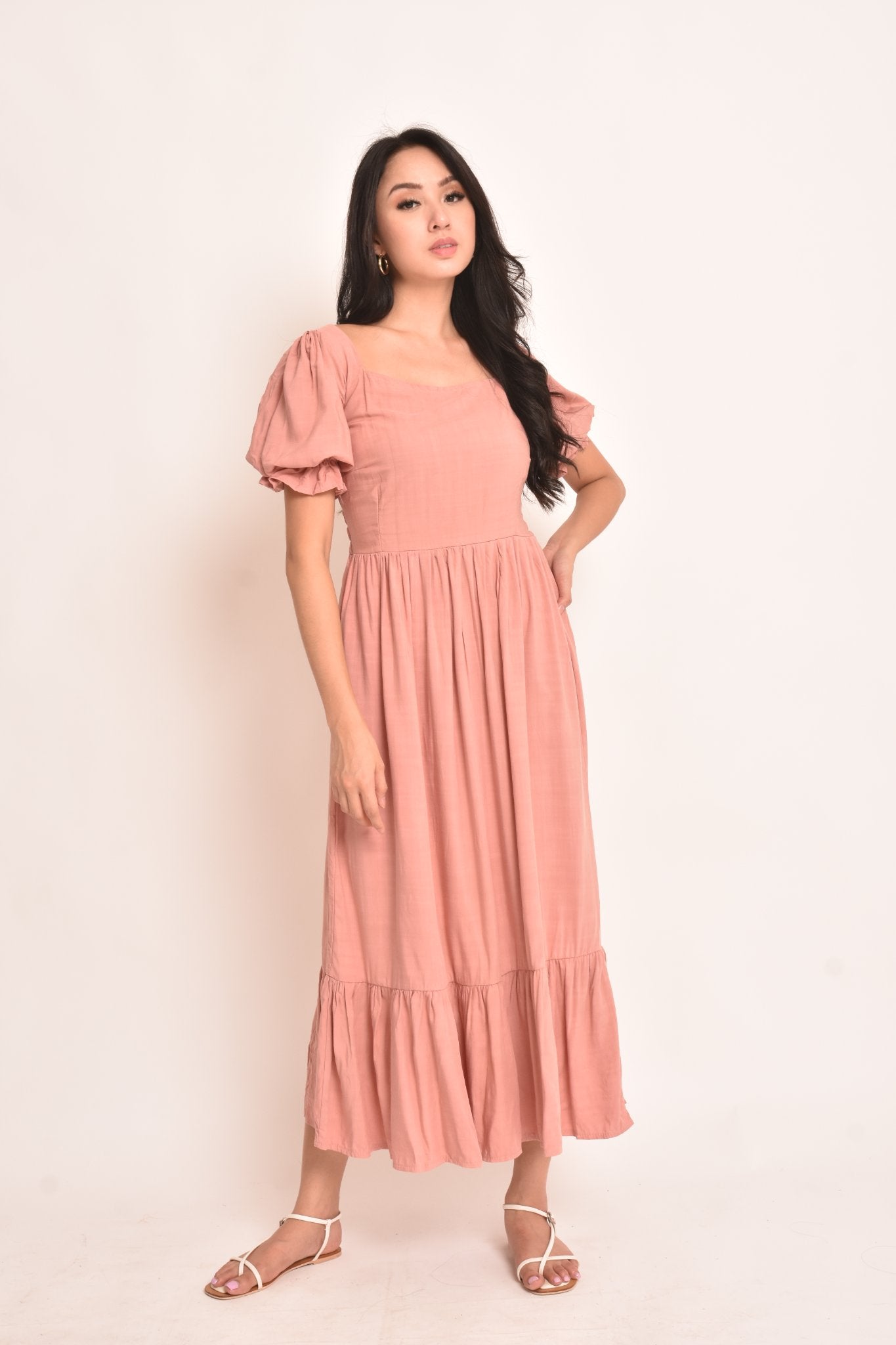 Sabrina Plain Maxi Dress