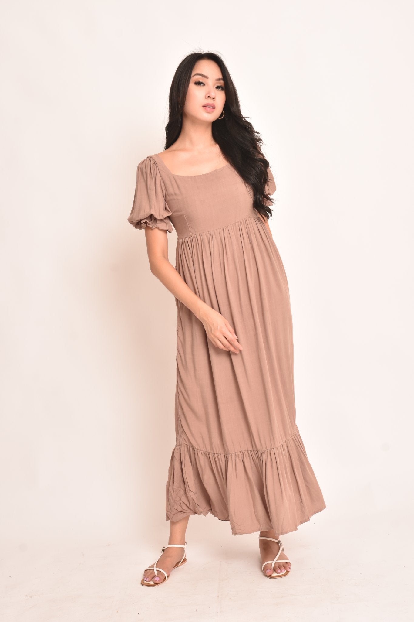 Sabrina Plain Maxi Dress