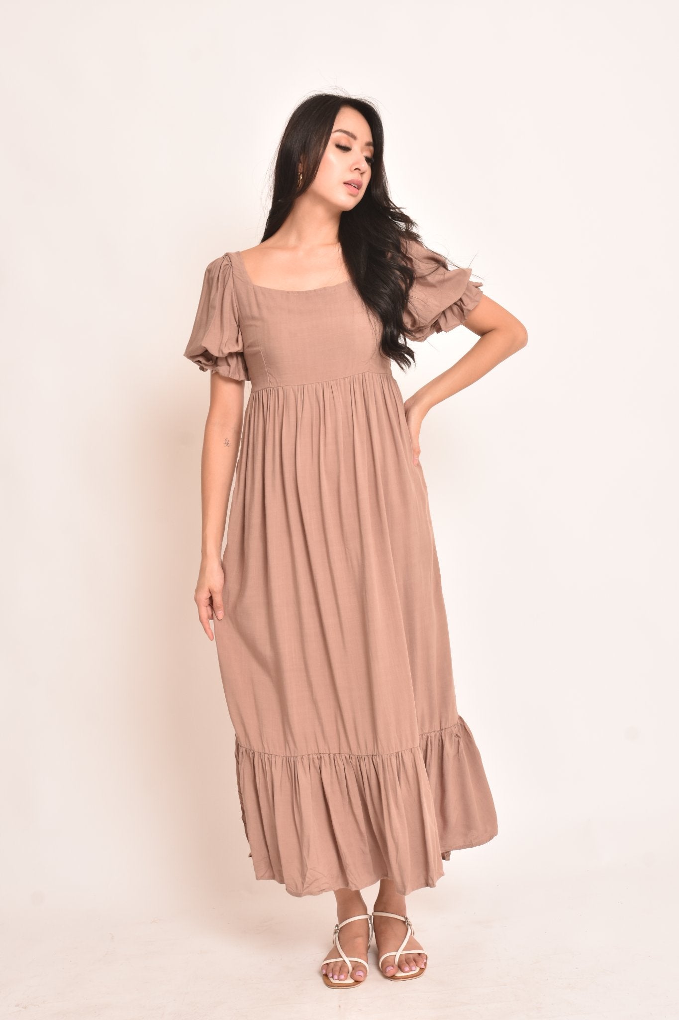 Sabrina Plain Maxi Dress