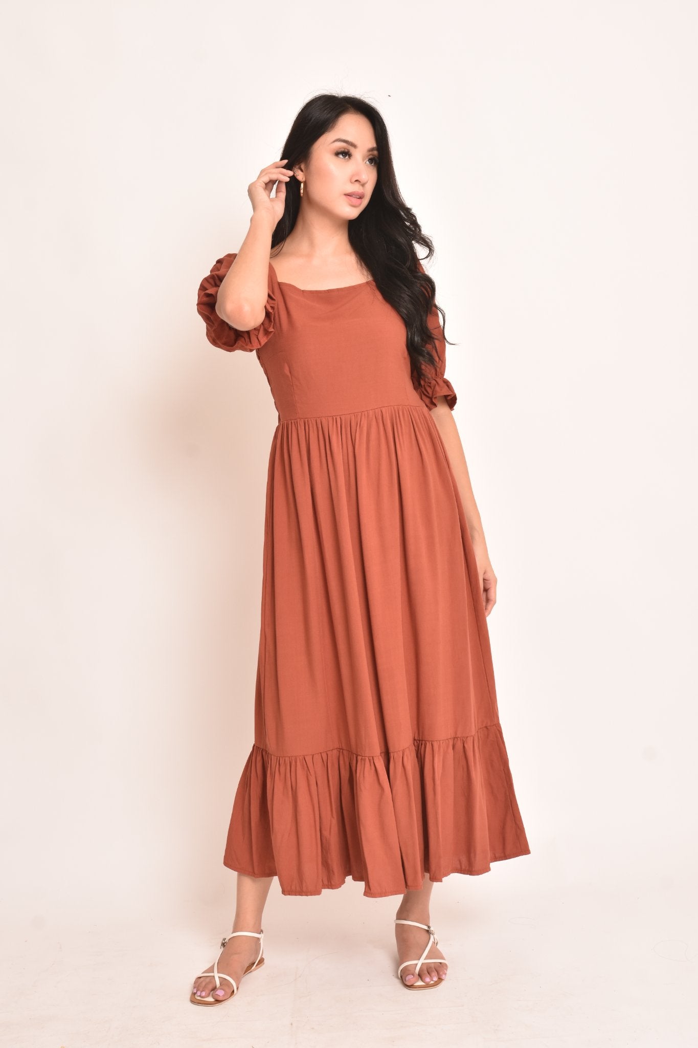 Sabrina Plain Maxi Dress