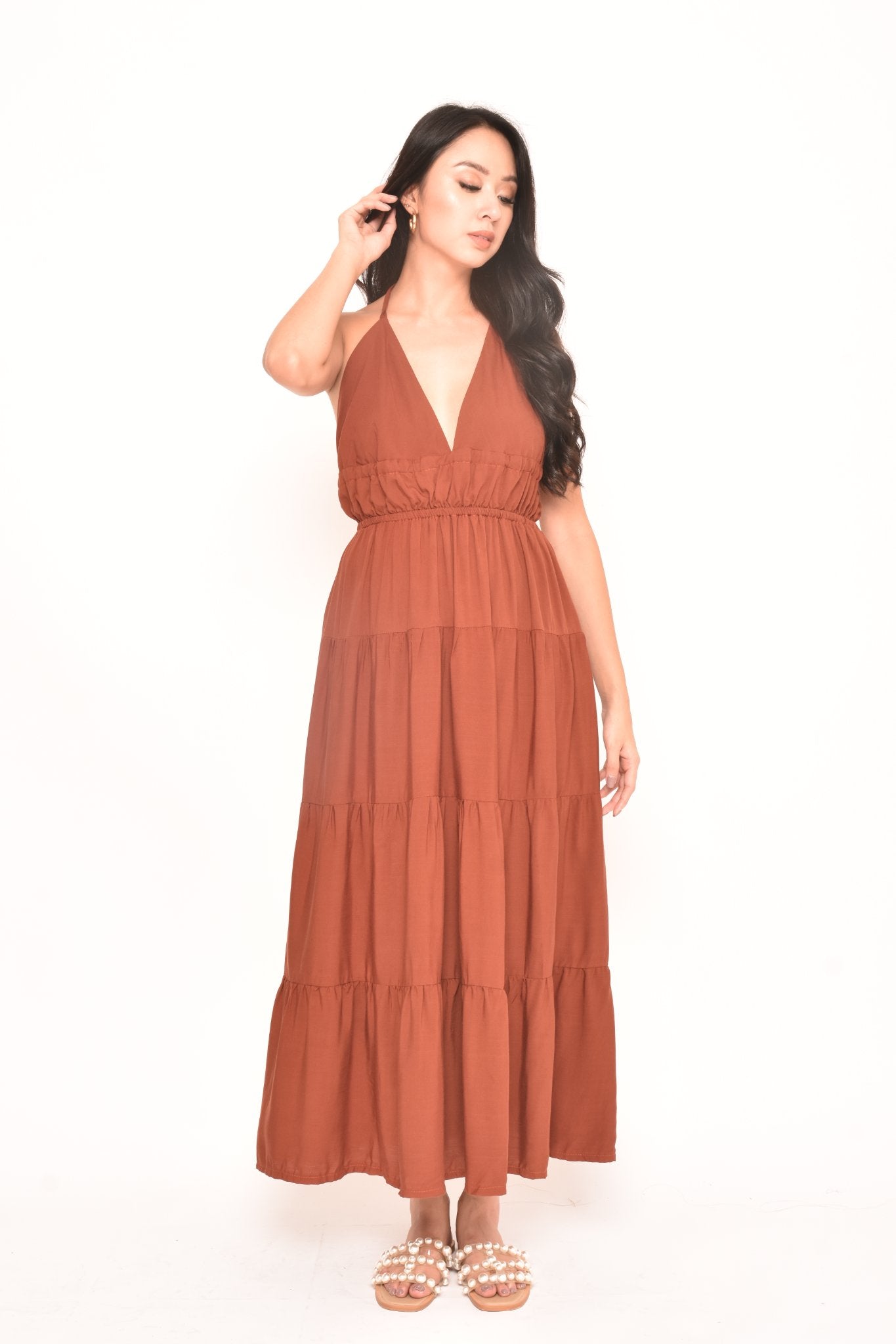 Savannah Plain Maxi Dress