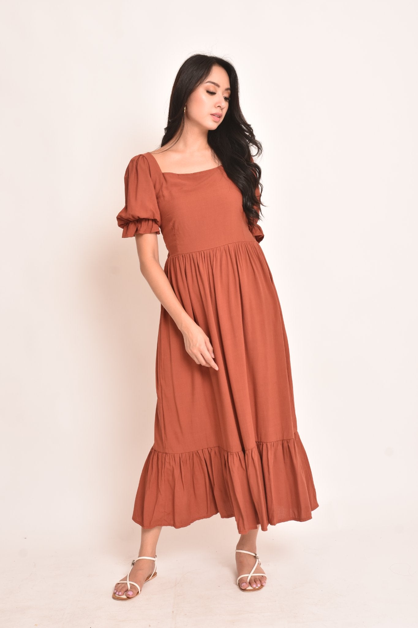 Sabrina Plain Maxi Dress