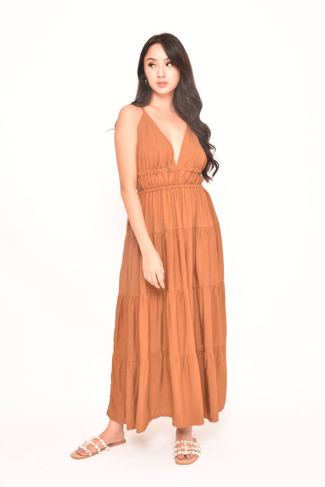 Savannah Plain Maxi Dress