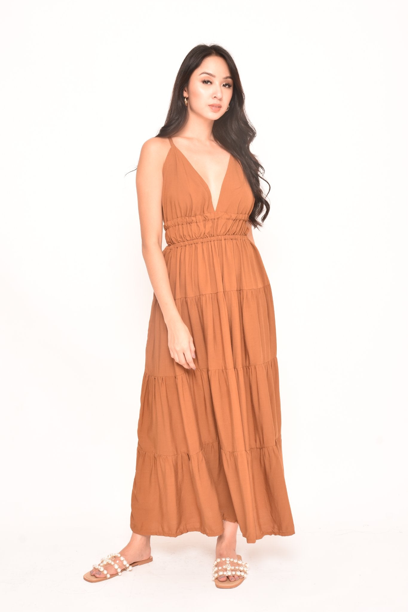 Savannah Plain Maxi Dress