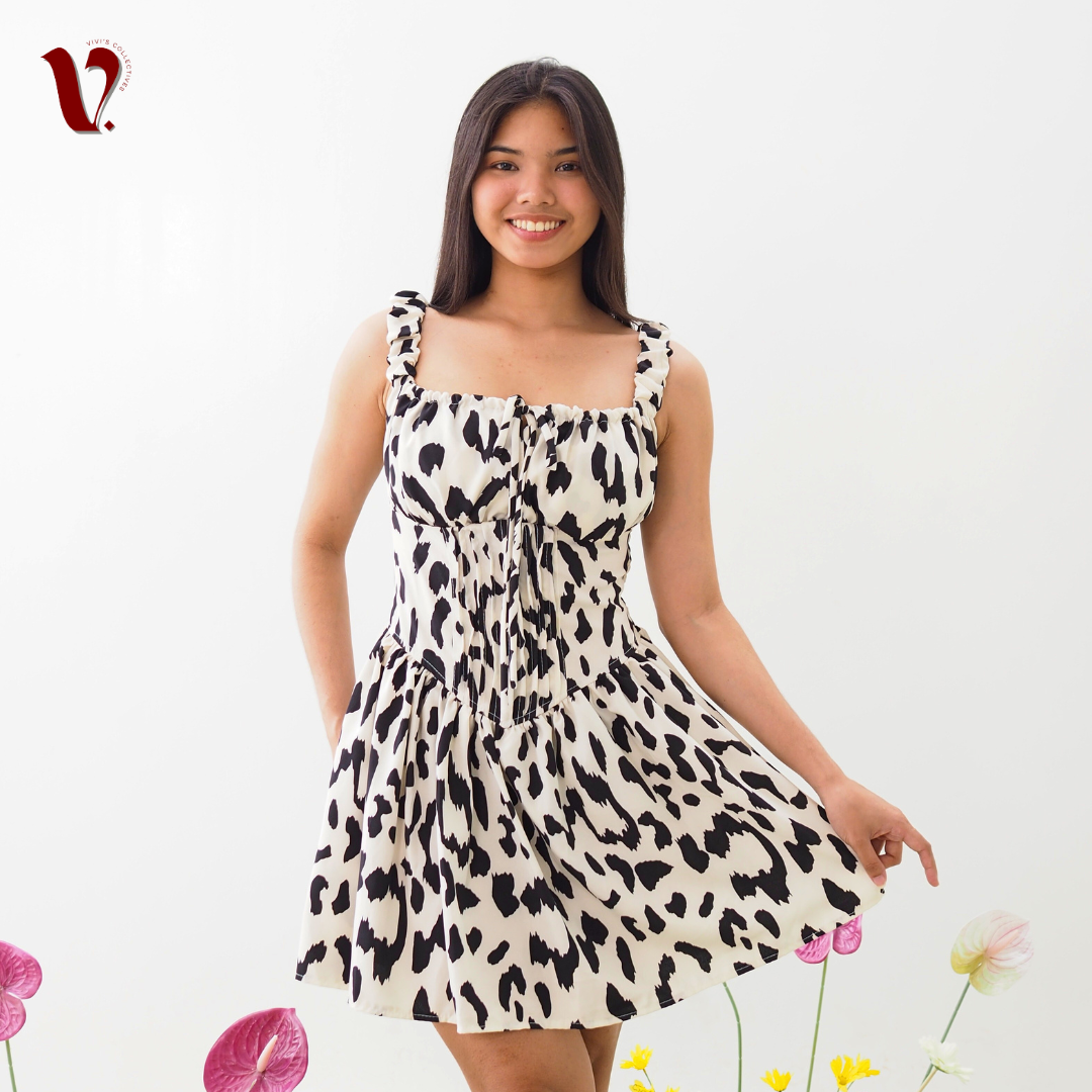 Carolina Animal Premium Mini Dress