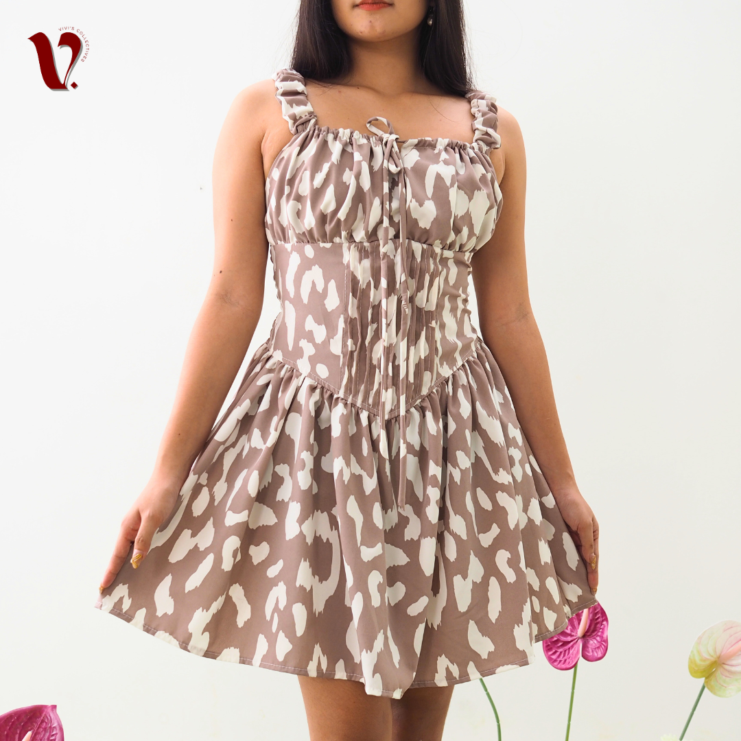 Carolina Animal Premium Mini Dress