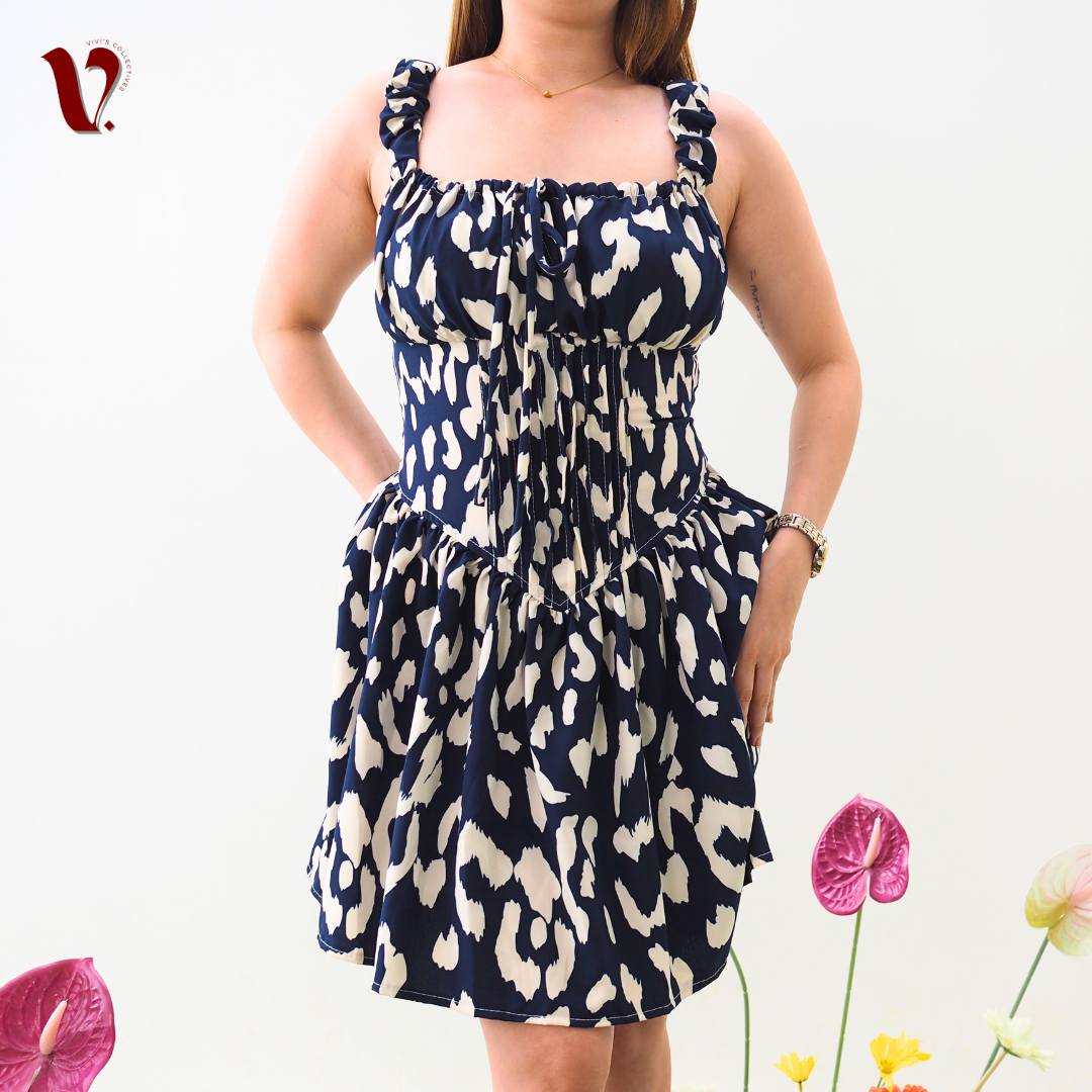 Carolina Animal Premium Mini Dress