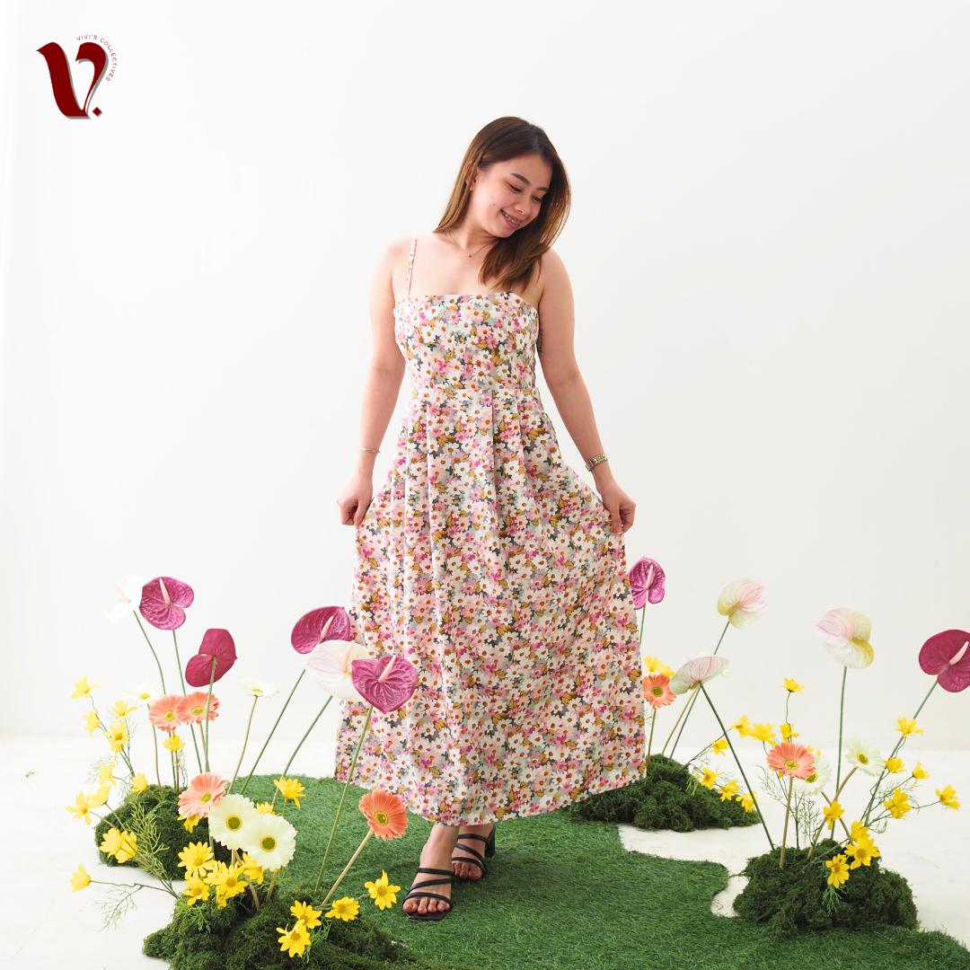 Serenity Premium Midi Dress