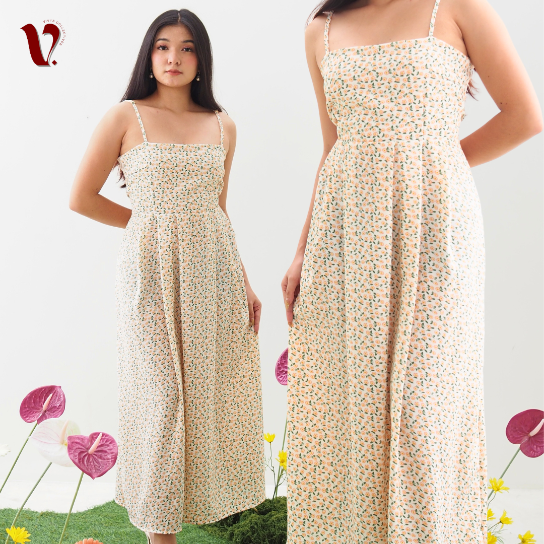 Serenity Premium Midi Dress